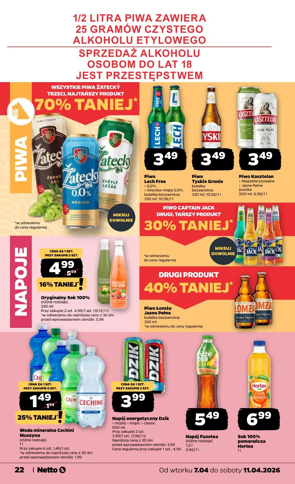 gazetka promocyjna NETTO Tanio i świeżo - Strona 22