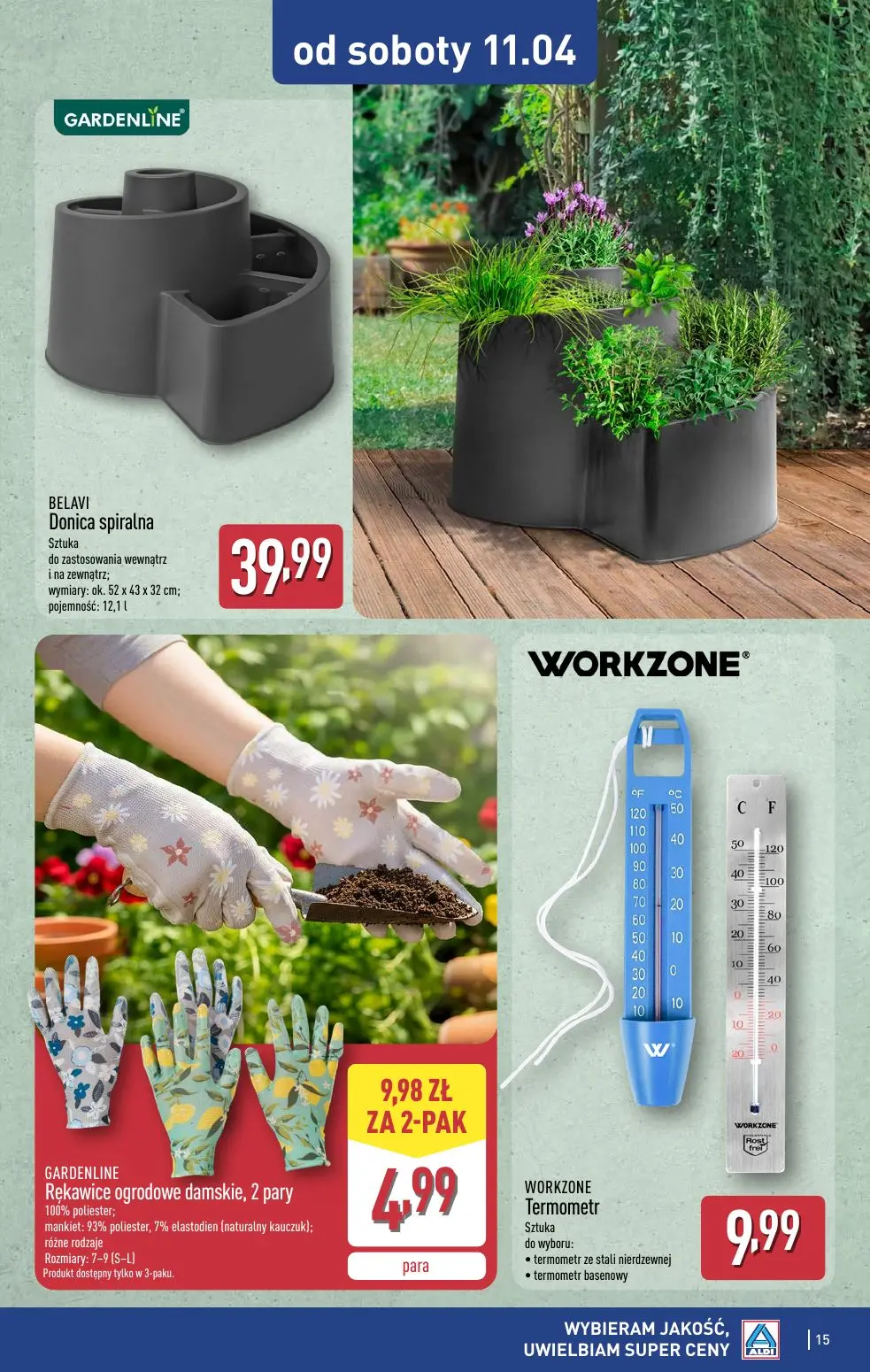 gazetka promocyjna ALDI Oferta od 8.04 - Strona 15