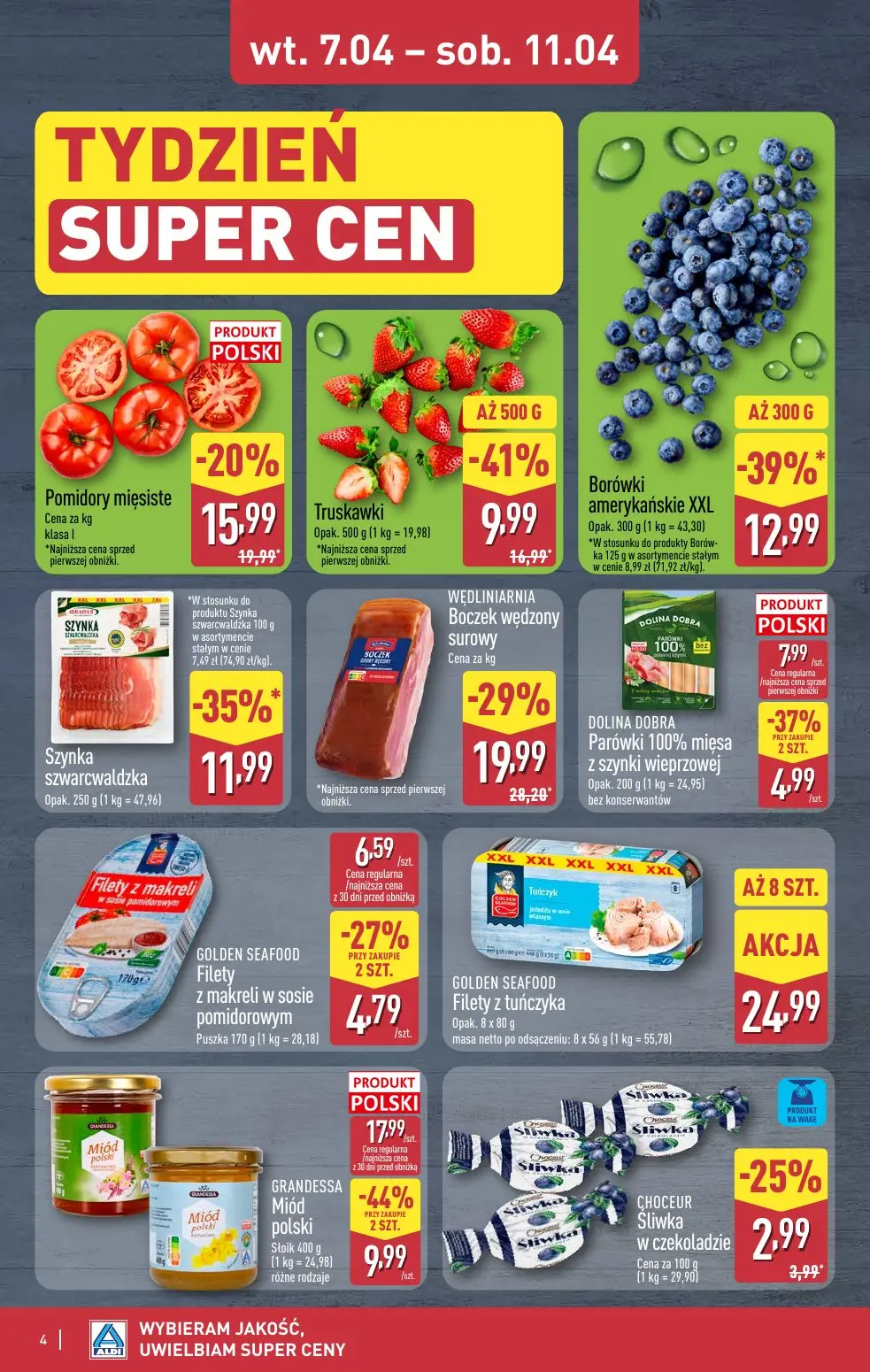 gazetka promocyjna ALDI Oferta na weekend już od czwartku! - Strona 4