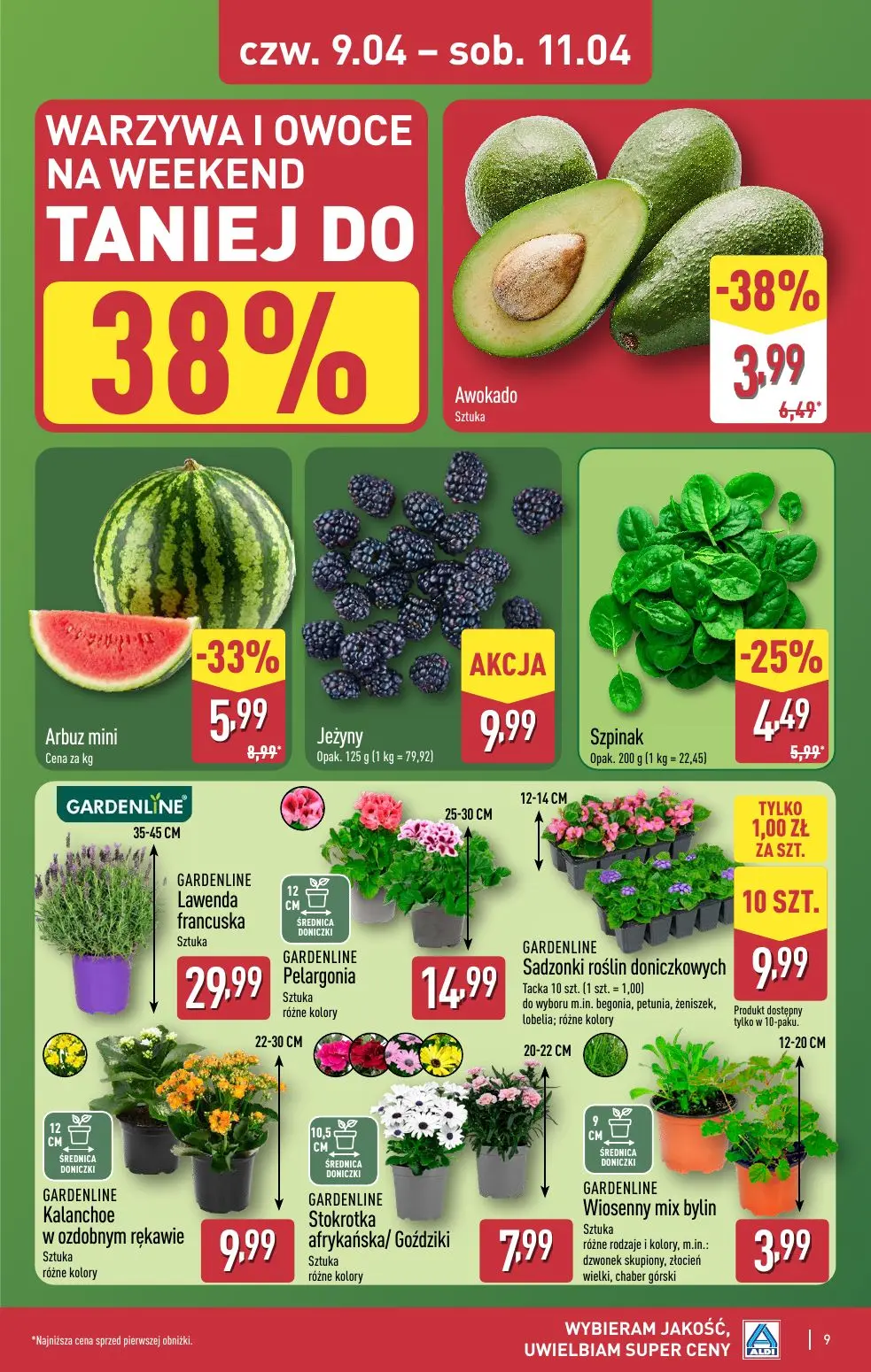 gazetka promocyjna ALDI Oferta na weekend już od czwartku! - Strona 9
