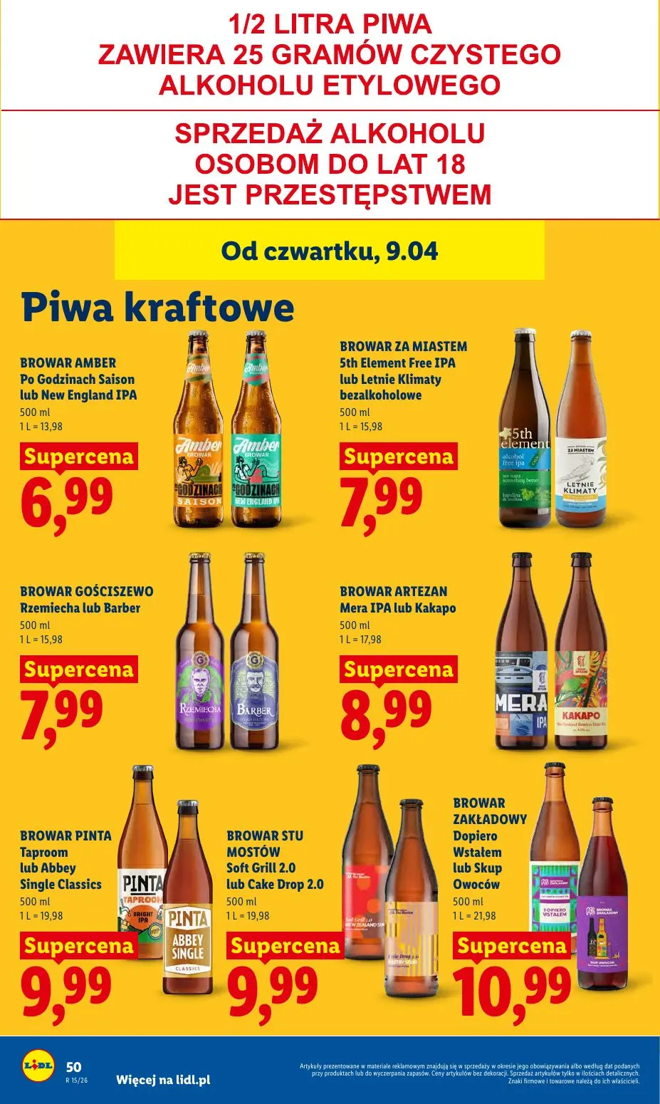 gazetka promocyjna LIDL Od czwartku - Strona 50