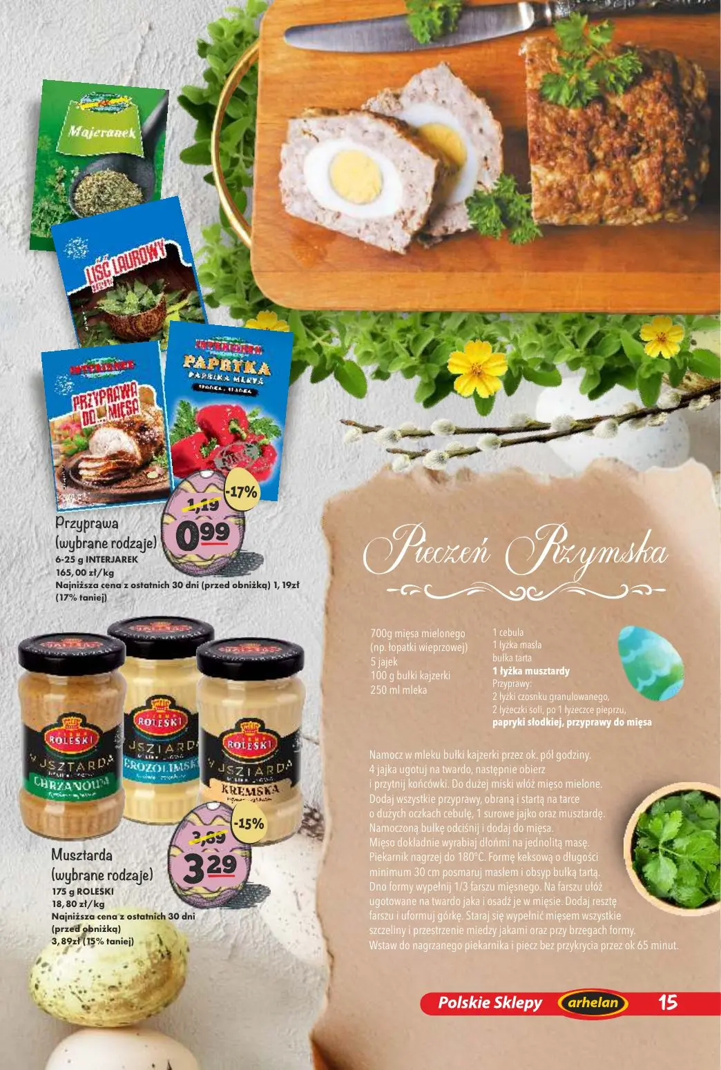 gazetka promocyjna arhelan Smaki Wielkanocy - Strona 15