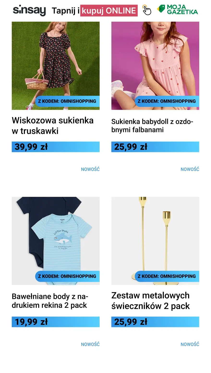 gazetka promocyjna Sinsay ☀️ -25 PLN przy zakupach za min. 150 PLN - Strona 5