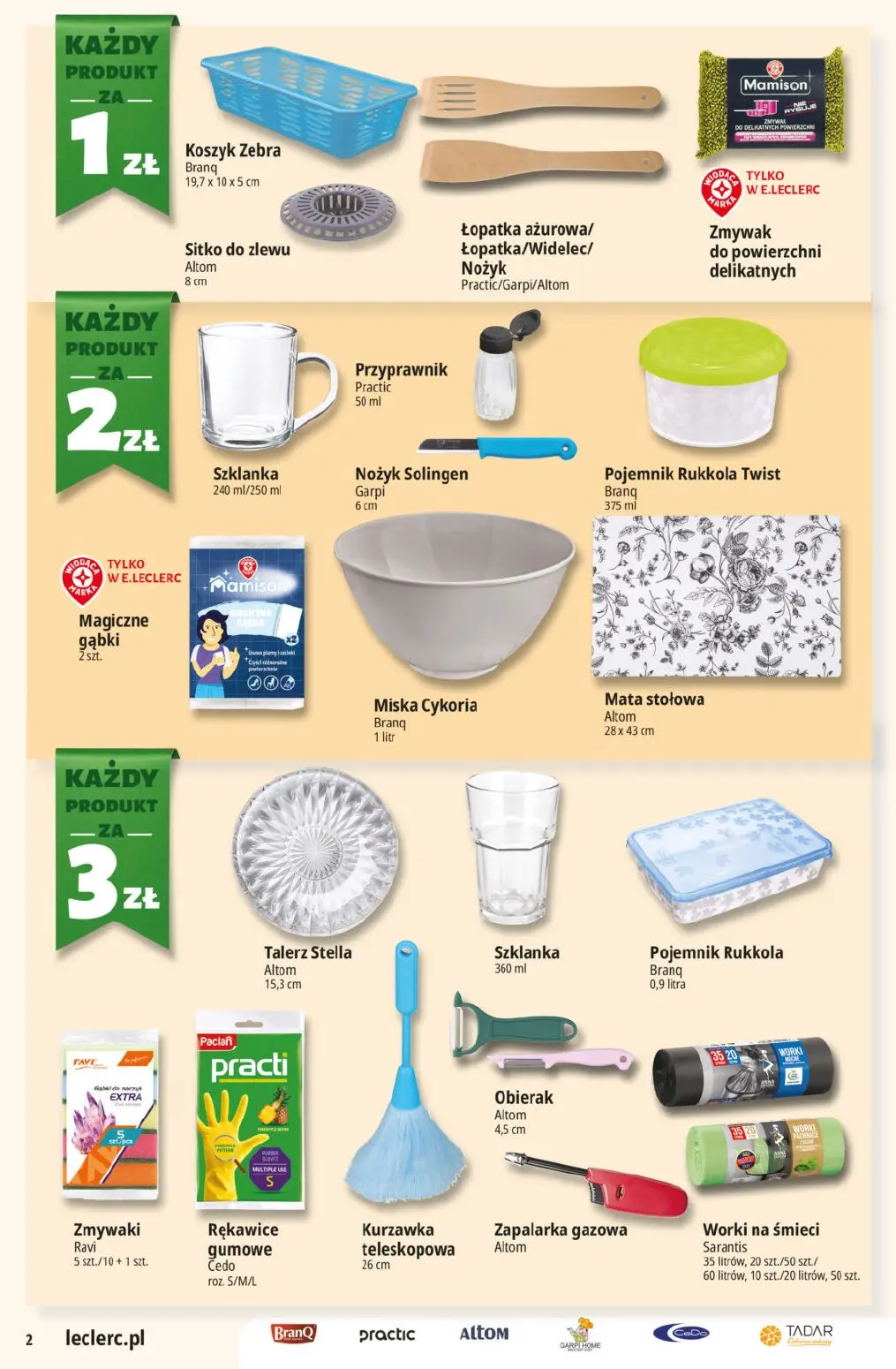 gazetka promocyjna E.Leclerc Katalog wiosenny - Strona 2