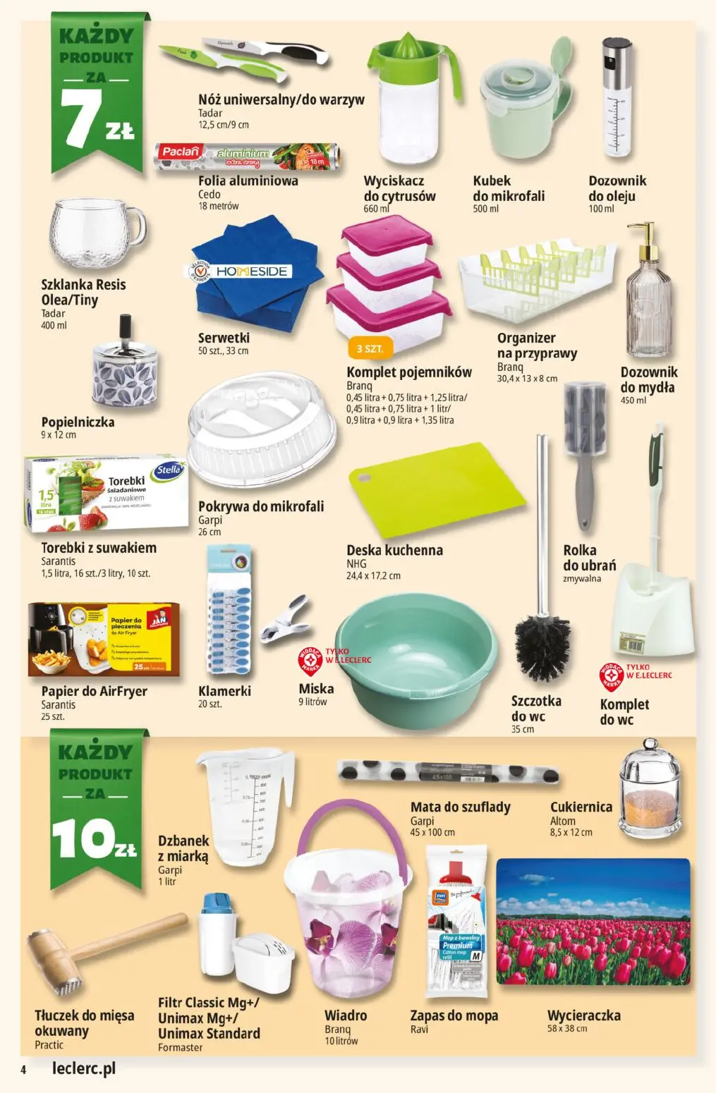 gazetka promocyjna E.Leclerc Katalog wiosenny - Strona 4