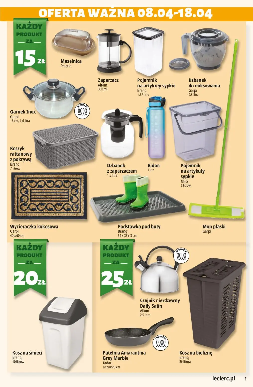 gazetka promocyjna E.Leclerc Katalog wiosenny - Strona 5