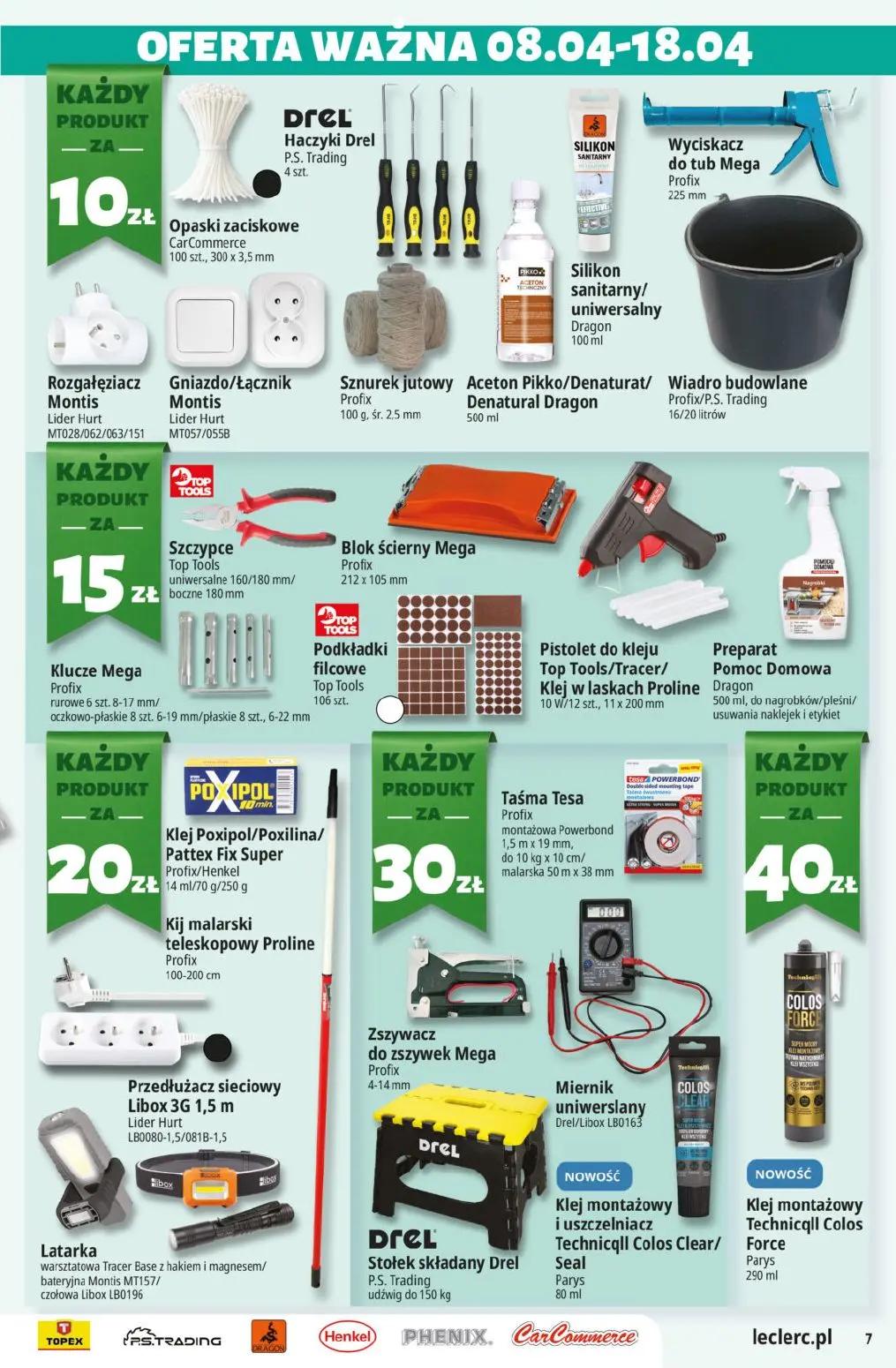 gazetka promocyjna E.Leclerc Katalog wiosenny - Strona 7