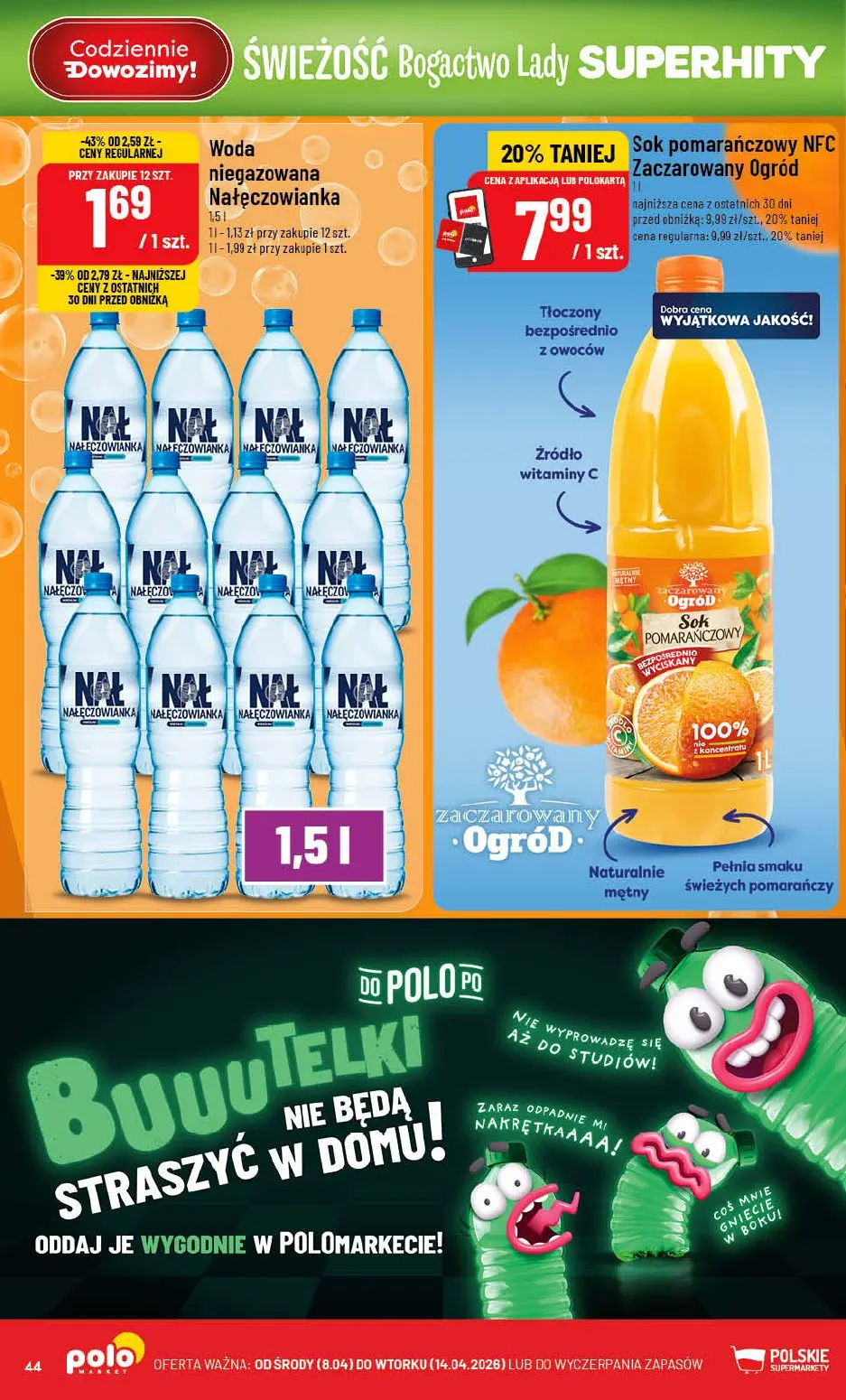 gazetka promocyjna POLOmarket Ekstra promki - Strona 44