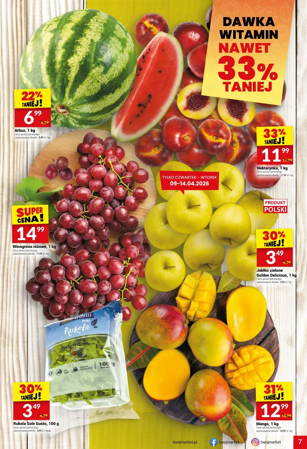 gazetka promocyjna Twój Market  - Strona 7
