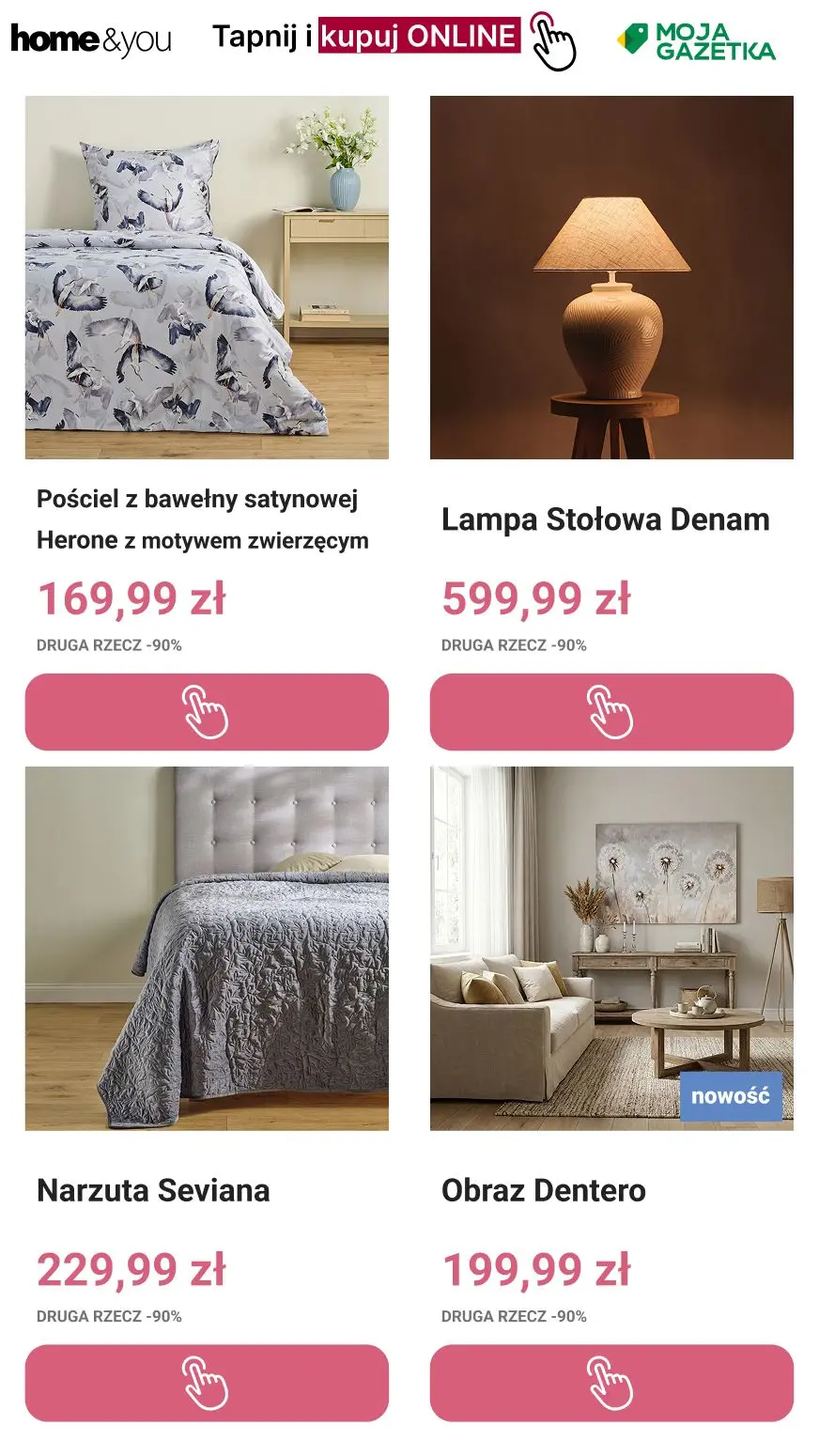 gazetka promocyjna home&you Druga rzecz -90% ! - Strona 2