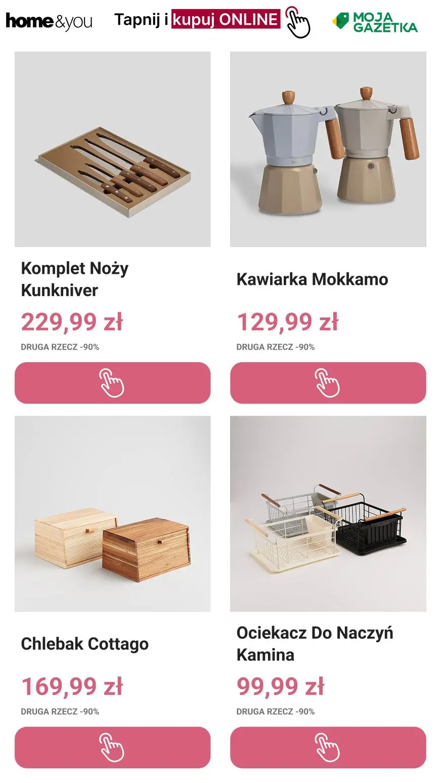 gazetka promocyjna home&you Druga rzecz -90% ! - Strona 7