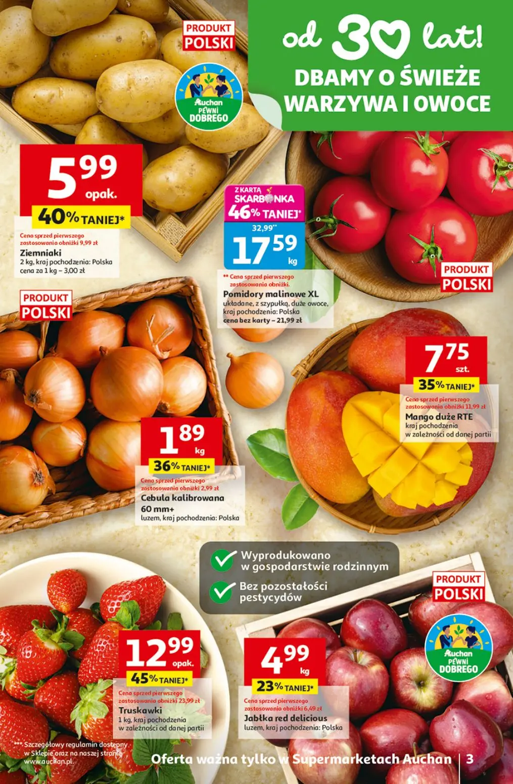 gazetka promocyjna Auchan Supermarket Okazje rozkwitają! - Strona 3