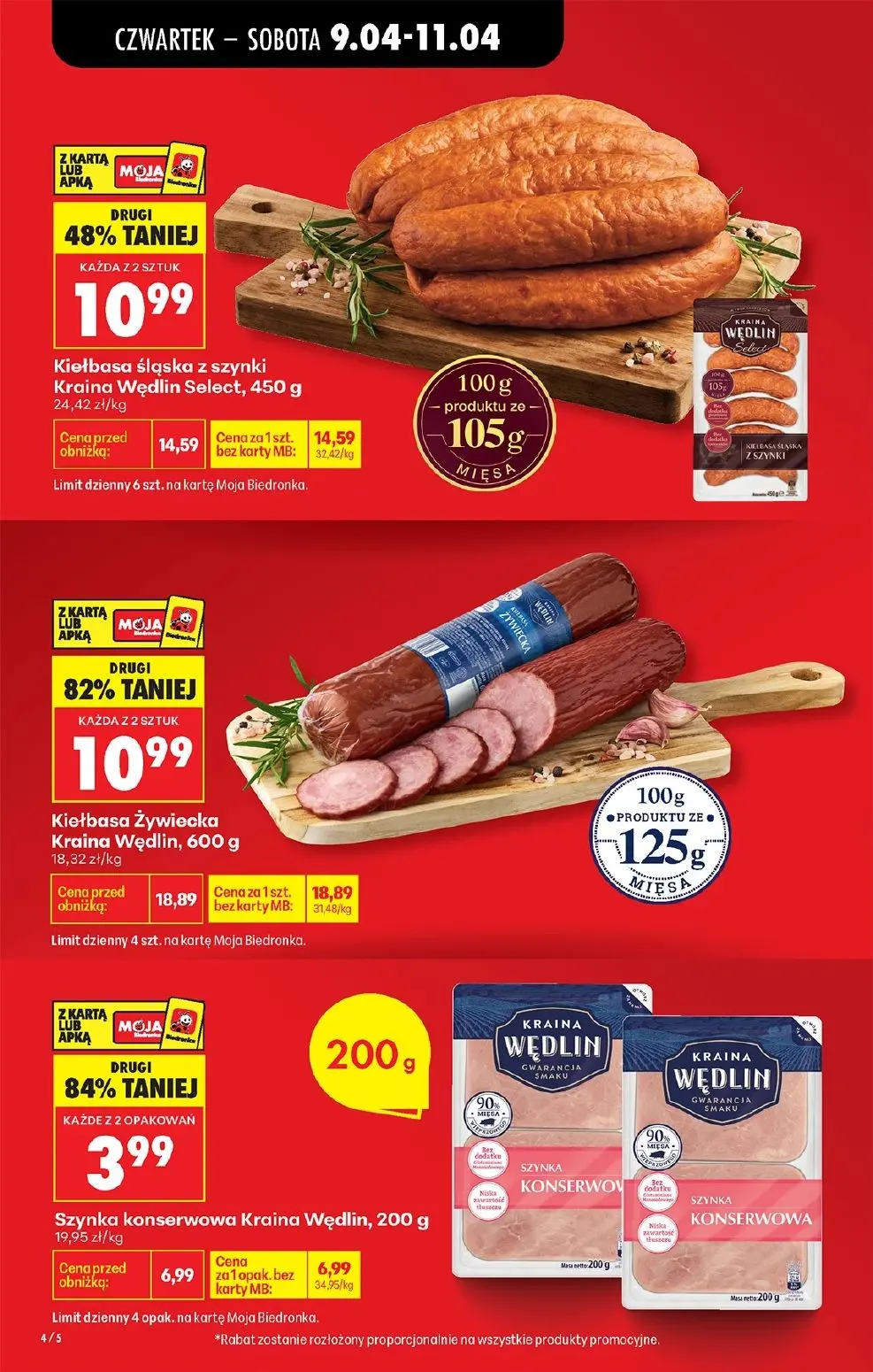 gazetka promocyjna Biedronka Od czwartku - lada tradycyjna - Strona 6