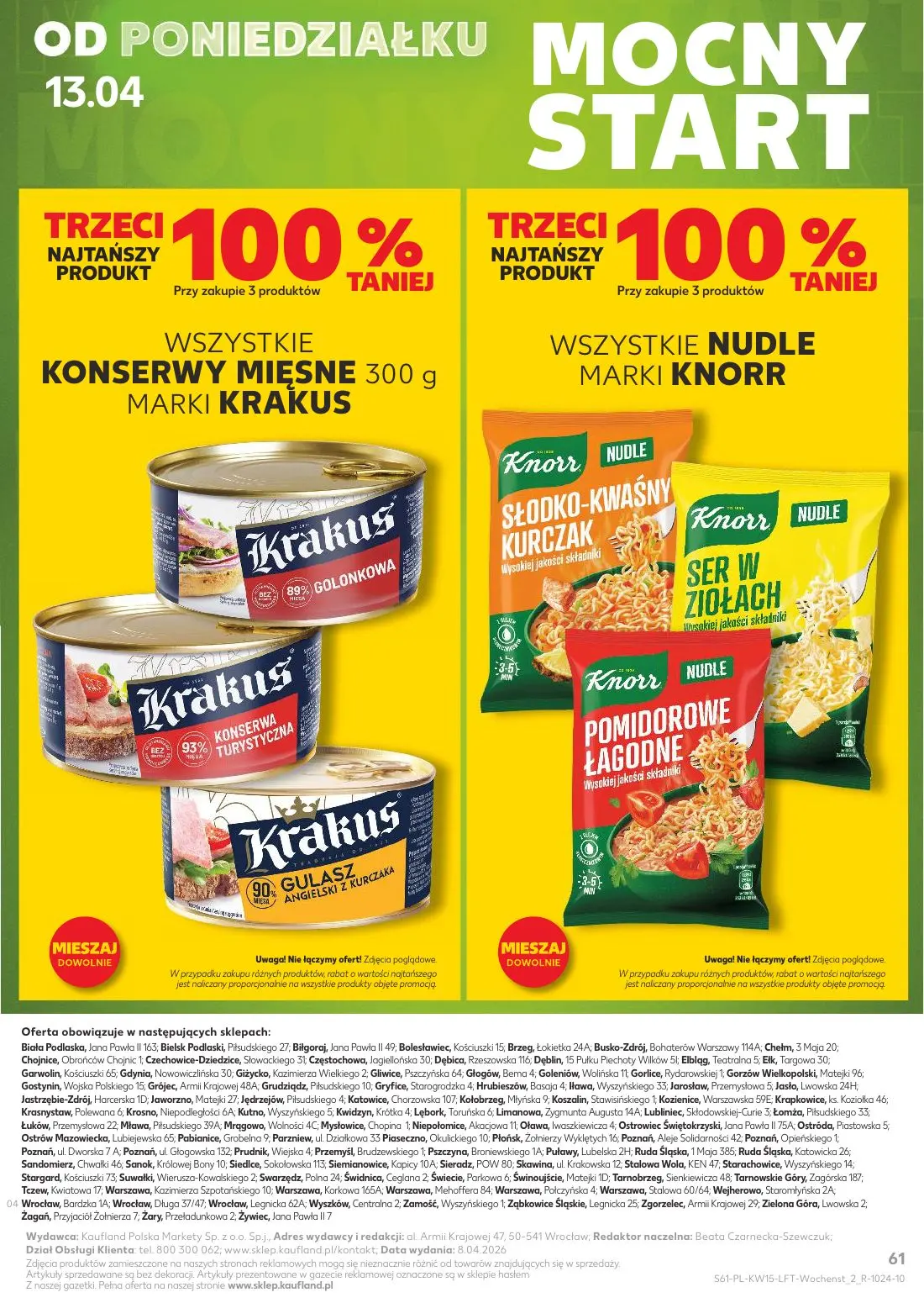 gazetka promocyjna Kaufland Jest fresz - Strona 61