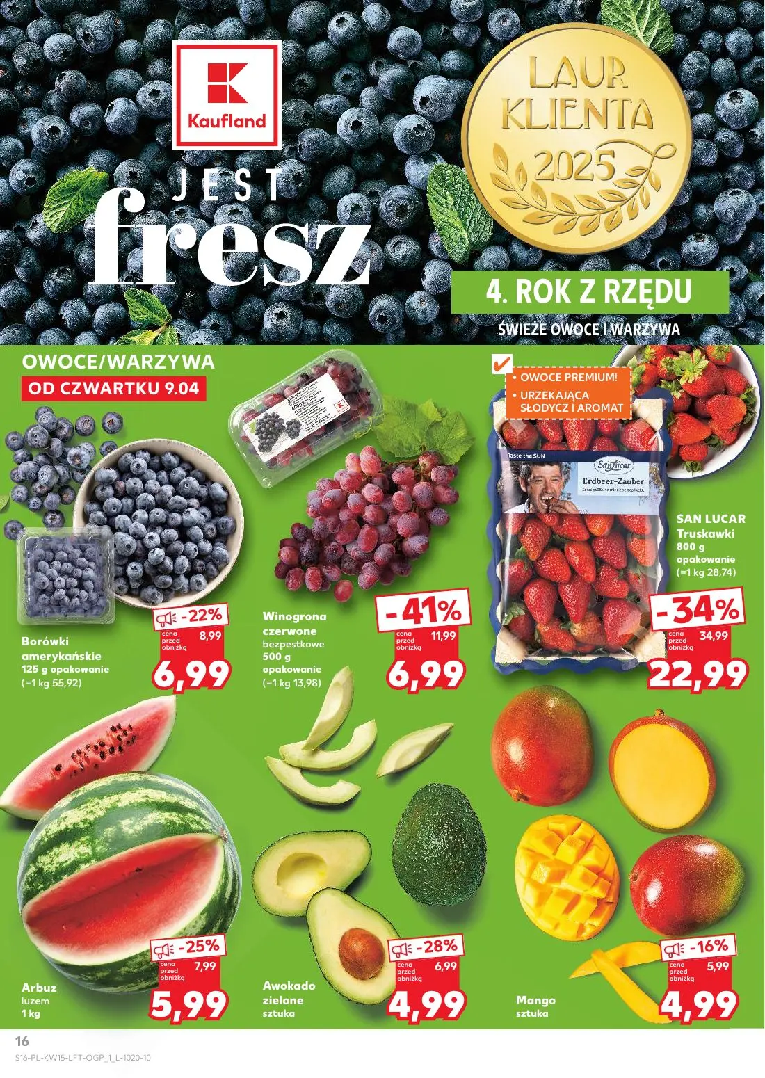 gazetka promocyjna Kaufland Jest fresz - Strona 16