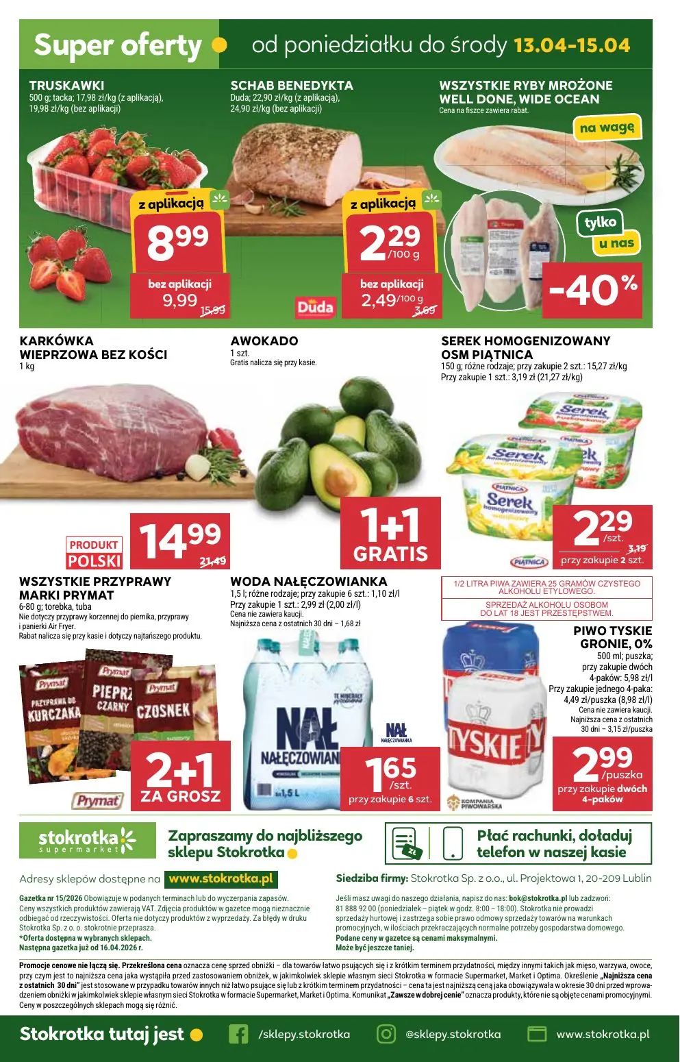 gazetka promocyjna Stokrotka Supermarket Od czwartku - Strona 40