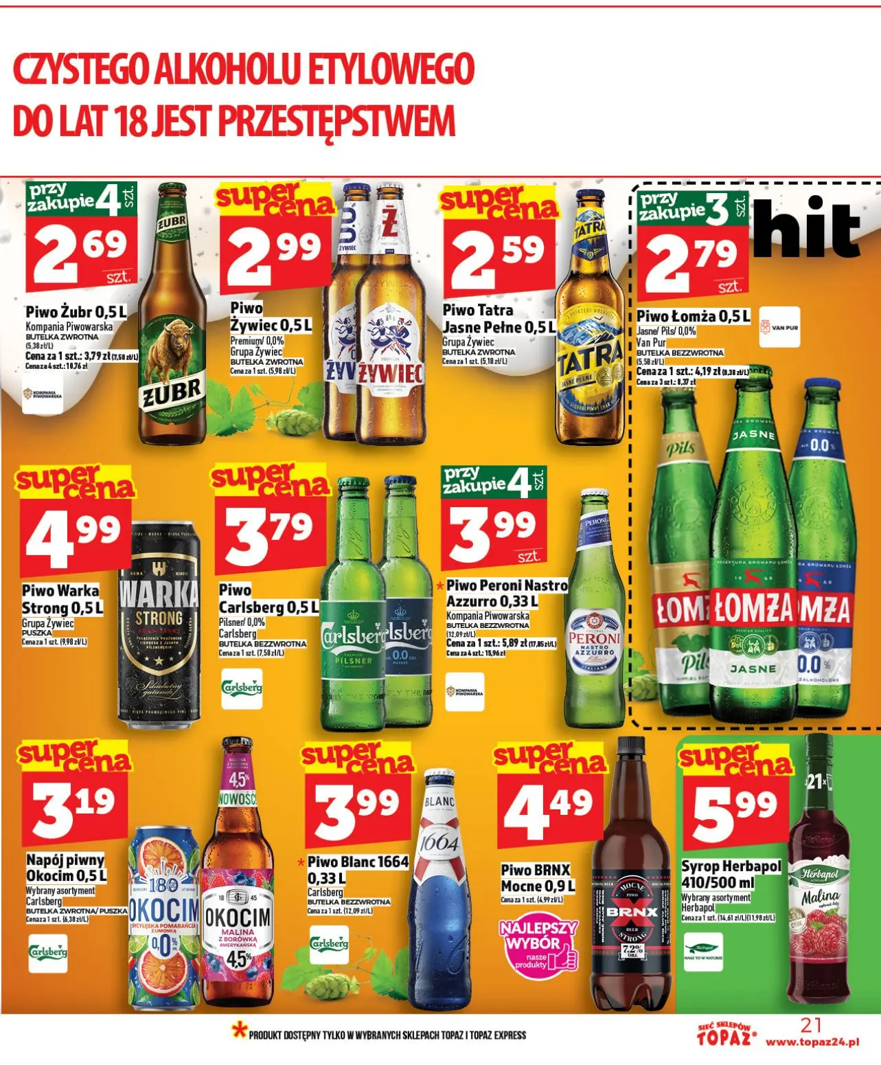 gazetka promocyjna Topaz Ceny małe - Strona 21