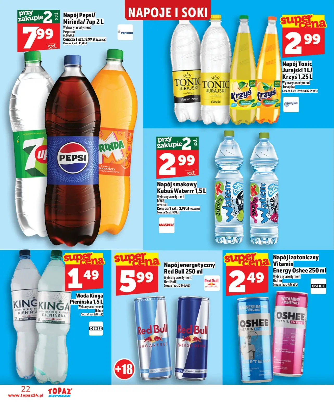 gazetka promocyjna Topaz Express - Strona 22