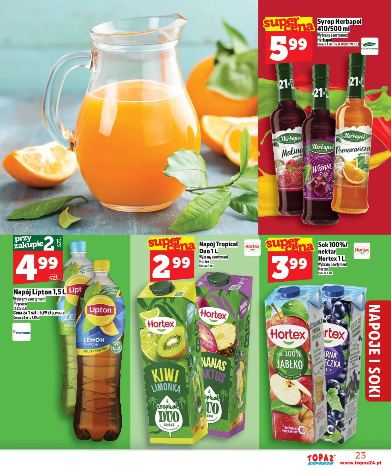 gazetka promocyjna Topaz Express - Strona 23