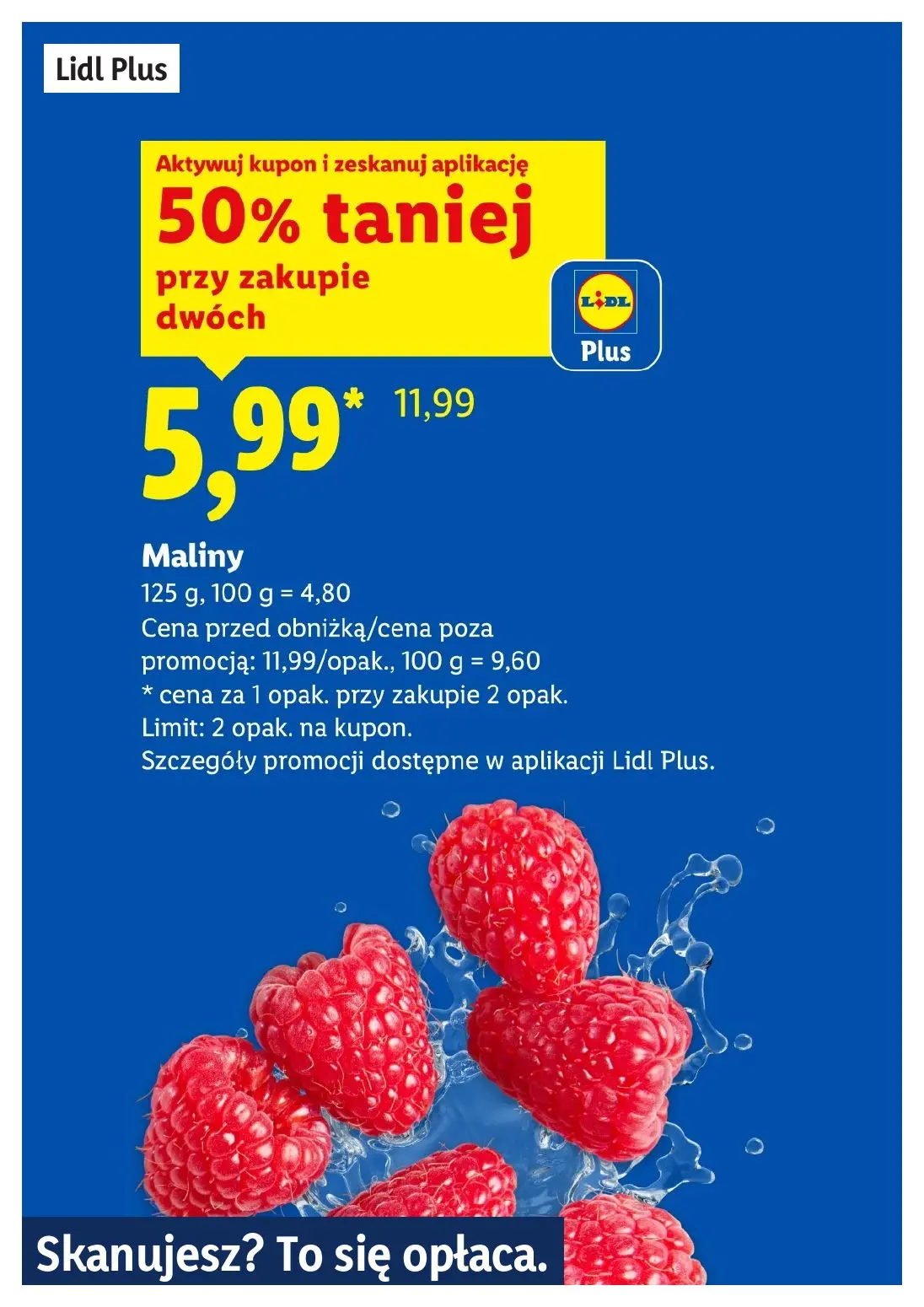 gazetka promocyjna LIDL Lidl plus. Skanujesz - To się opłaca - Strona 2