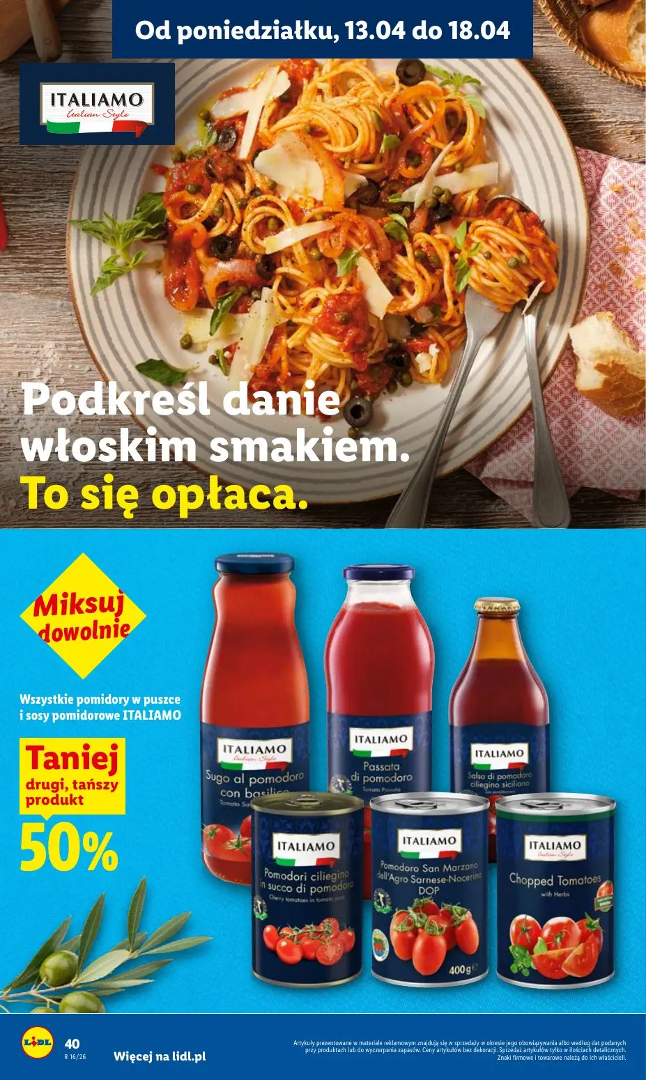 gazetka promocyjna LIDL Od poniedziałku  - Strona 40
