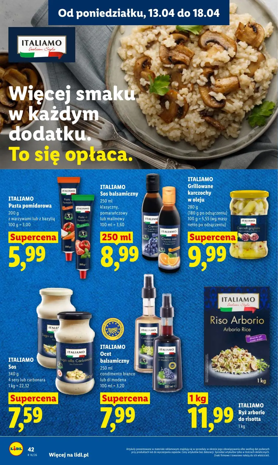 gazetka promocyjna LIDL Od poniedziałku  - Strona 42