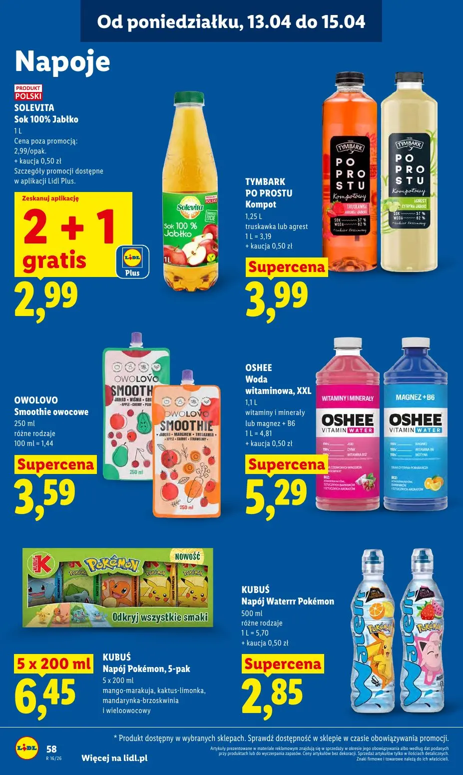 gazetka promocyjna LIDL Od poniedziałku  - Strona 64