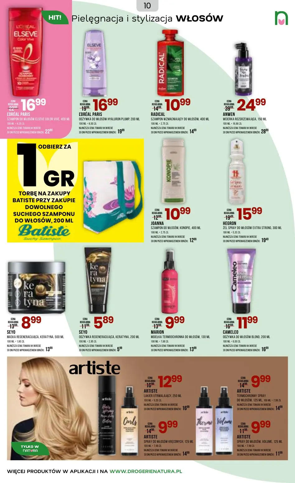 gazetka promocyjna Natura Wielka moc obniżek - Strona 10