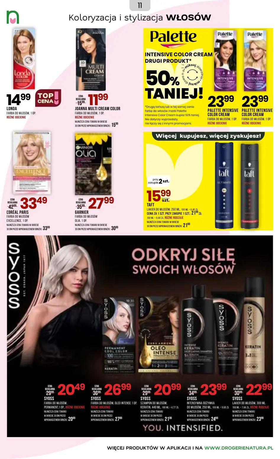 gazetka promocyjna Natura Wielka moc obniżek - Strona 11