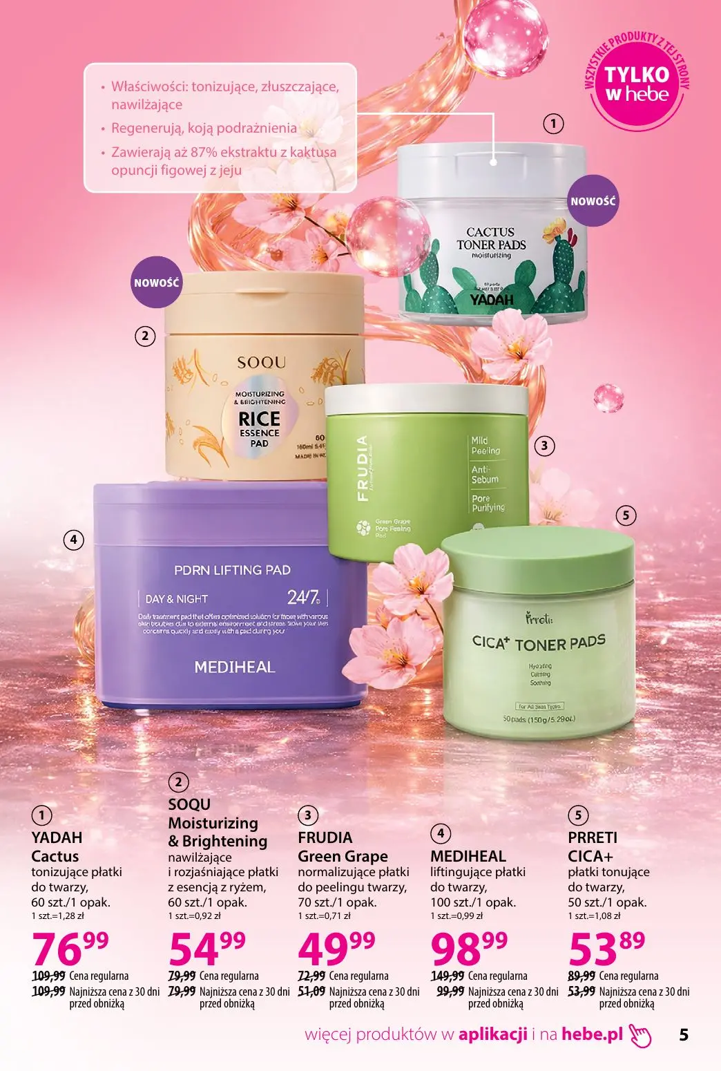 gazetka promocyjna hebe Piękna skóra w każdym wieku - Strona 5