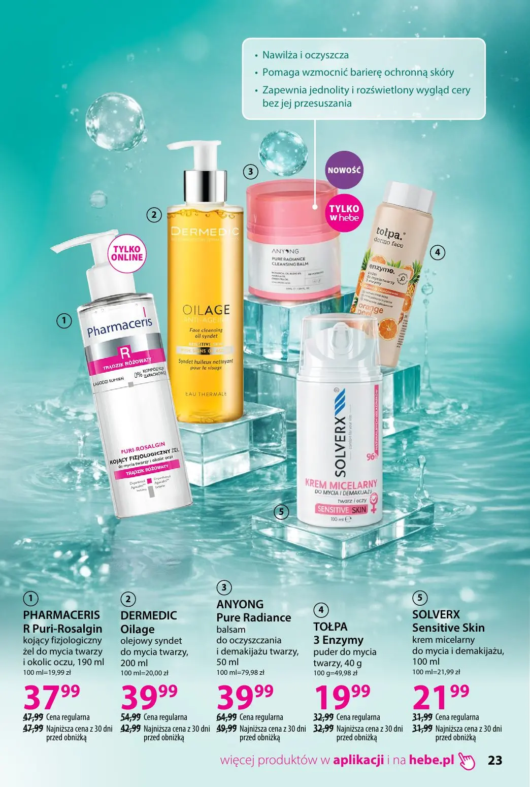 gazetka promocyjna hebe Piękna skóra w każdym wieku - Strona 23