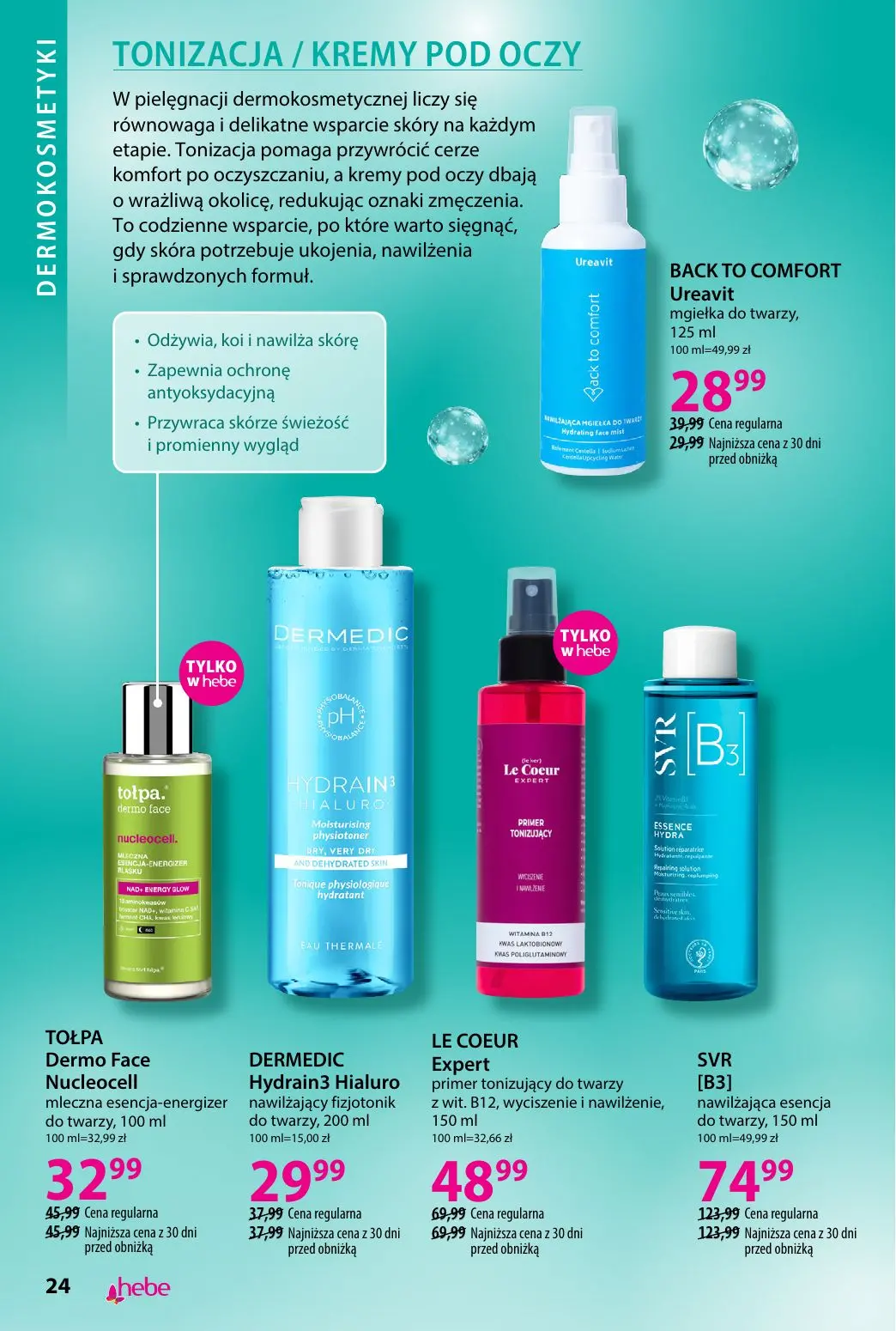 gazetka promocyjna hebe Piękna skóra w każdym wieku - Strona 24