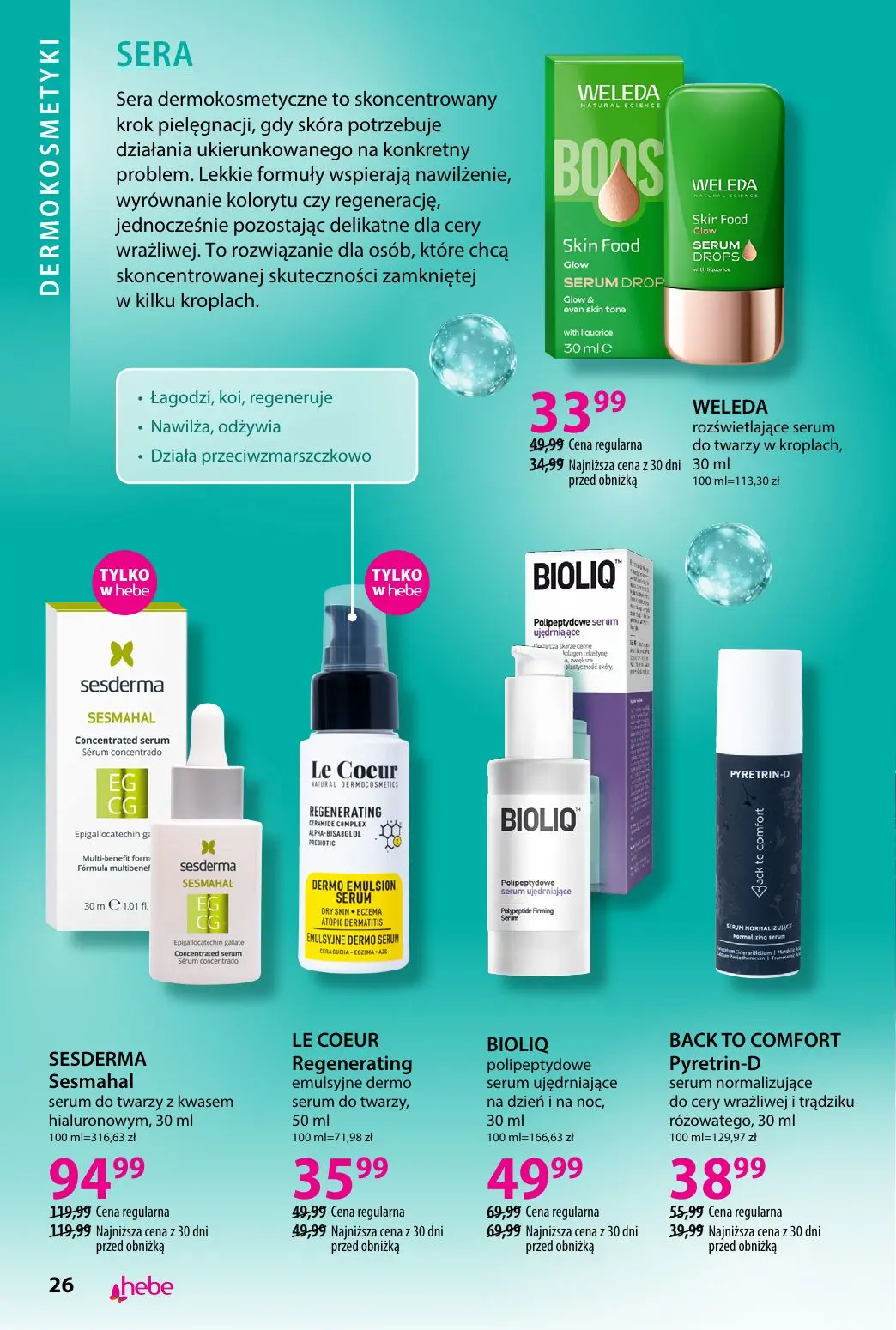 gazetka promocyjna hebe Piękna skóra w każdym wieku - Strona 26