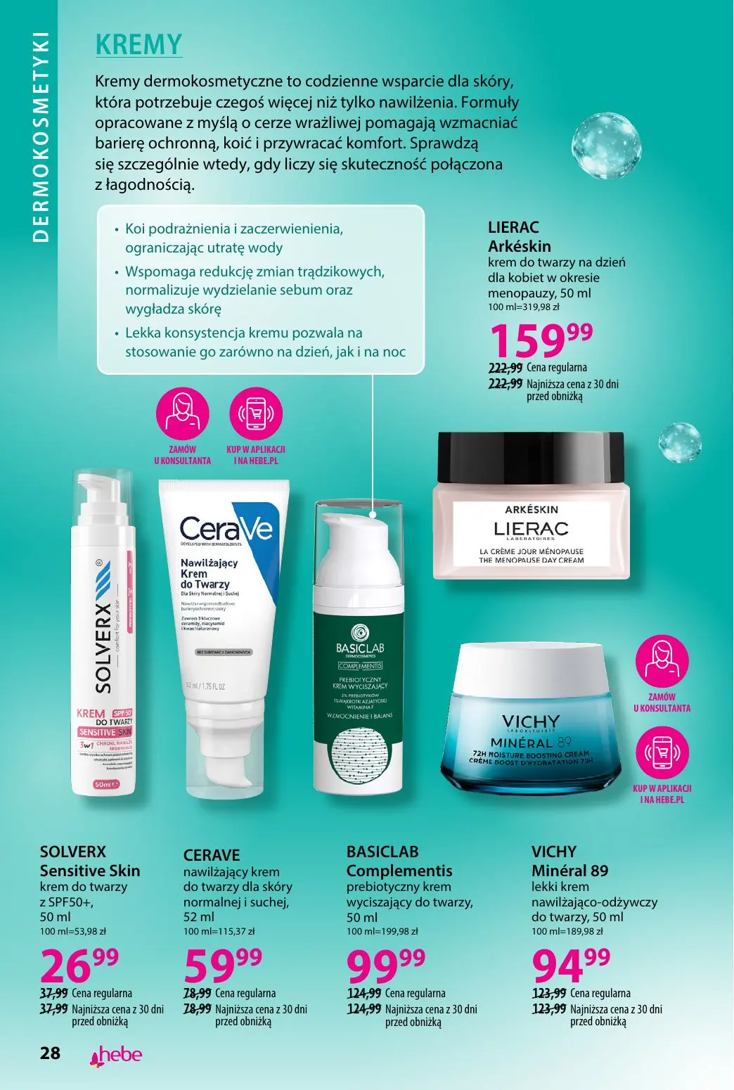 gazetka promocyjna hebe Piękna skóra w każdym wieku - Strona 28
