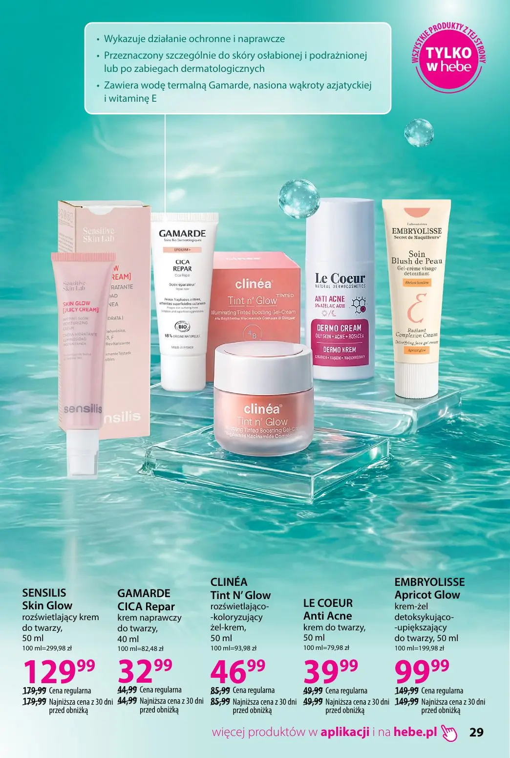 gazetka promocyjna hebe Piękna skóra w każdym wieku - Strona 29