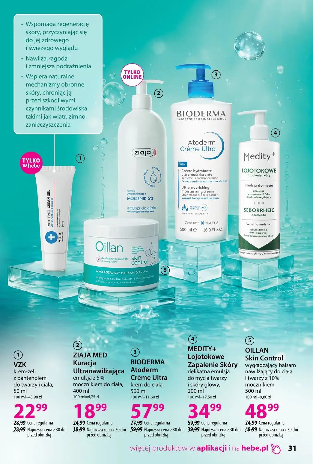 gazetka promocyjna hebe Piękna skóra w każdym wieku - Strona 31
