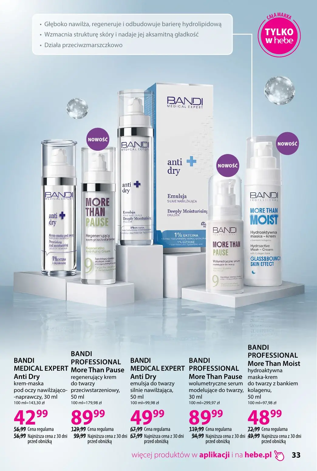 gazetka promocyjna hebe Piękna skóra w każdym wieku - Strona 33