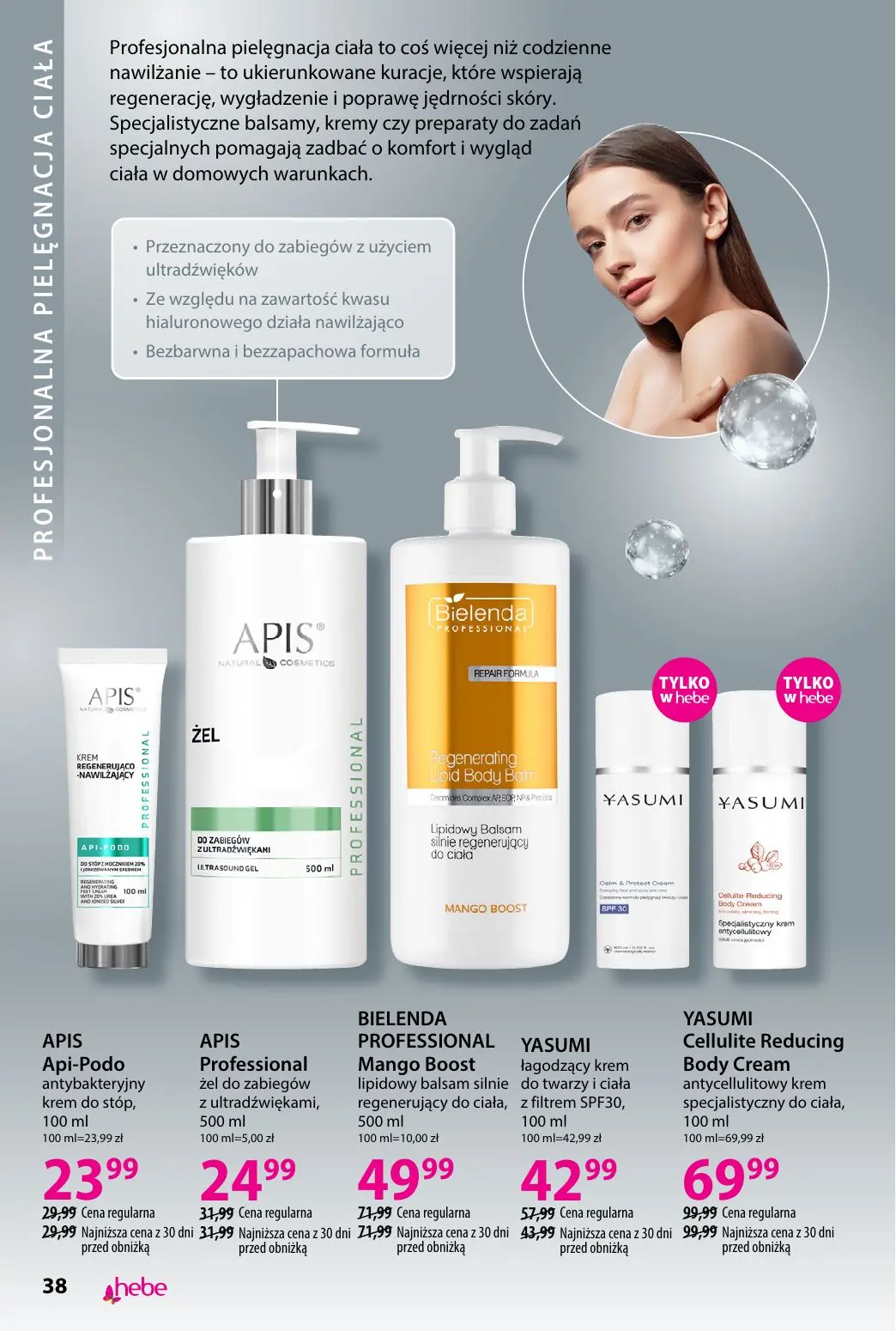 gazetka promocyjna hebe Piękna skóra w każdym wieku - Strona 38