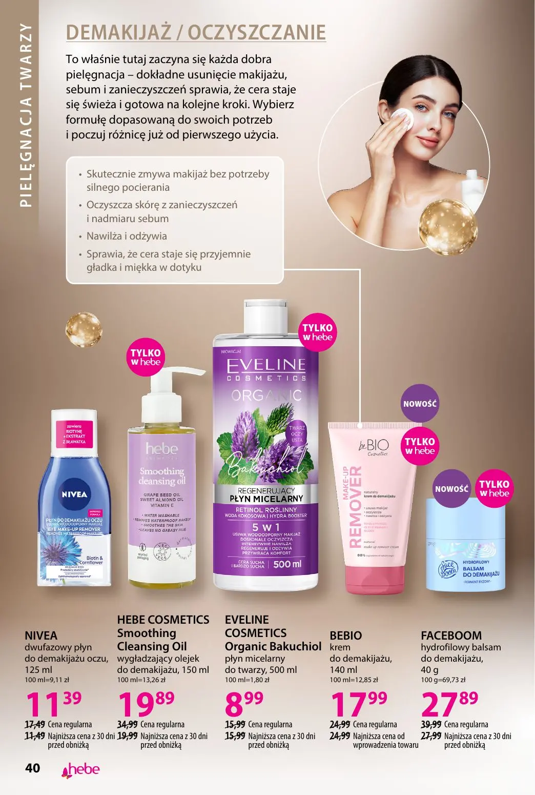 gazetka promocyjna hebe Piękna skóra w każdym wieku - Strona 40