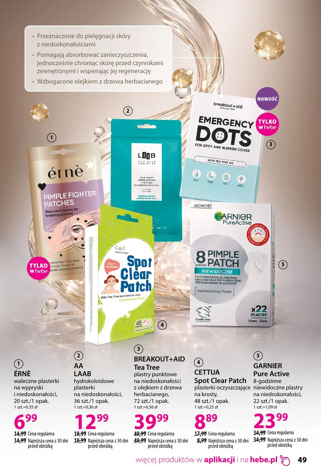 gazetka promocyjna hebe Piękna skóra w każdym wieku - Strona 49