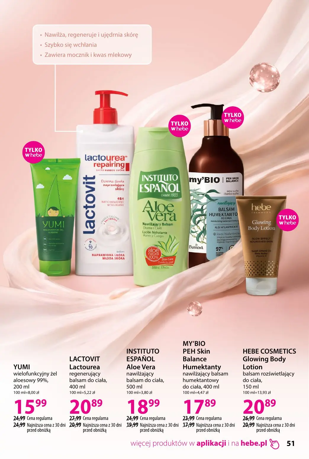 gazetka promocyjna hebe Piękna skóra w każdym wieku - Strona 51