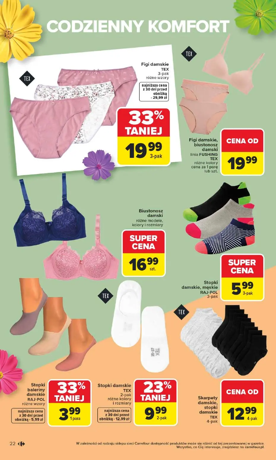 gazetka promocyjna Carrefour Na spotkanie z wiosną - Strona 22