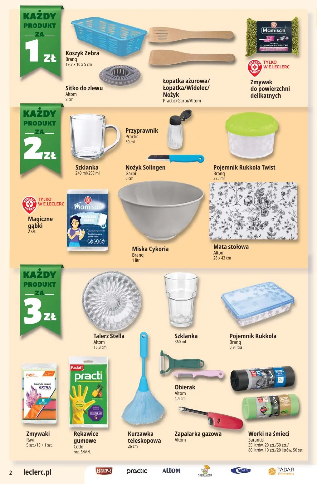 gazetka promocyjna E.Leclerc Katalog wiosenny - oferta rozszerzona  - Strona 2