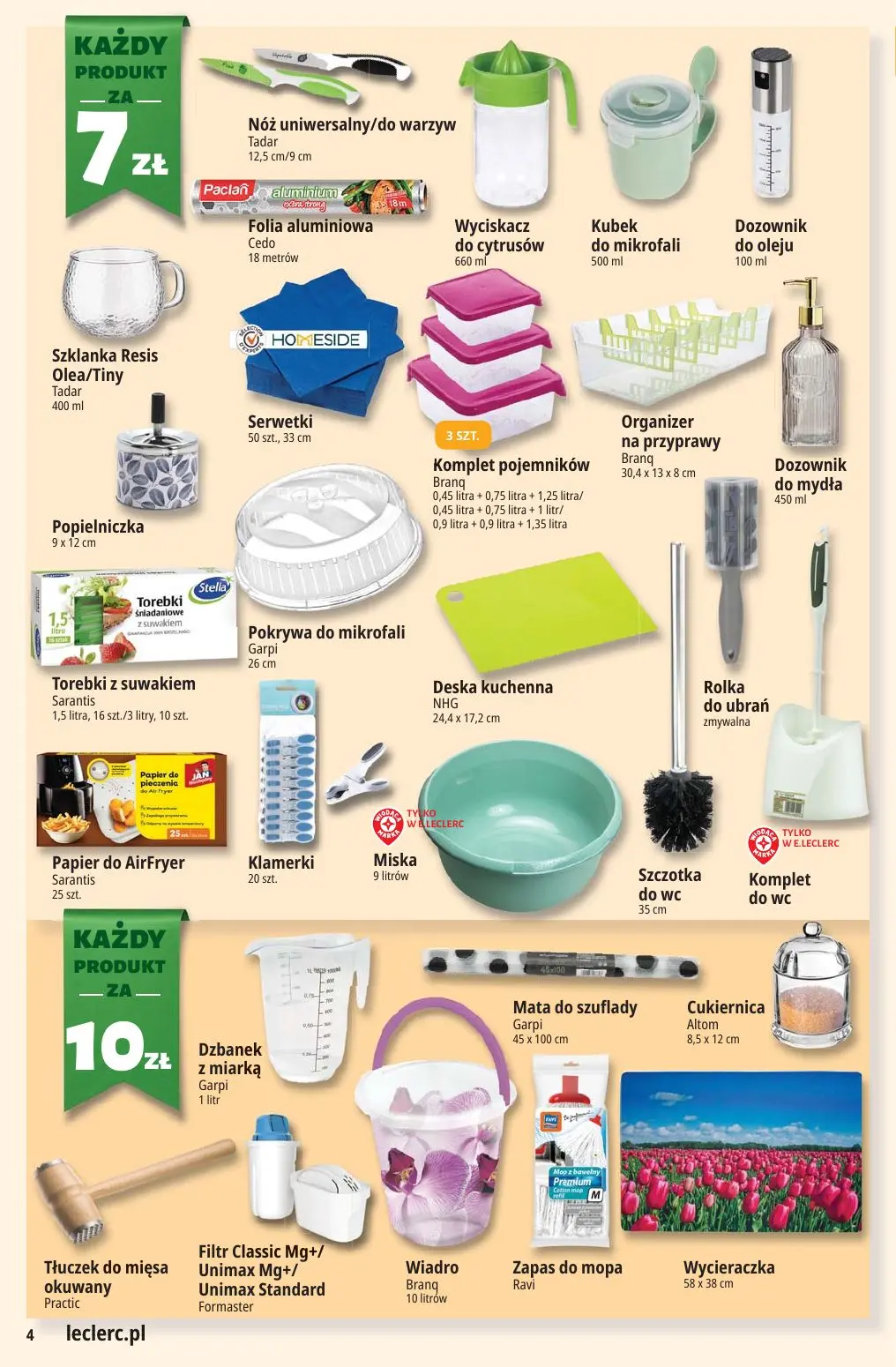 gazetka promocyjna E.Leclerc Katalog wiosenny - oferta rozszerzona  - Strona 4
