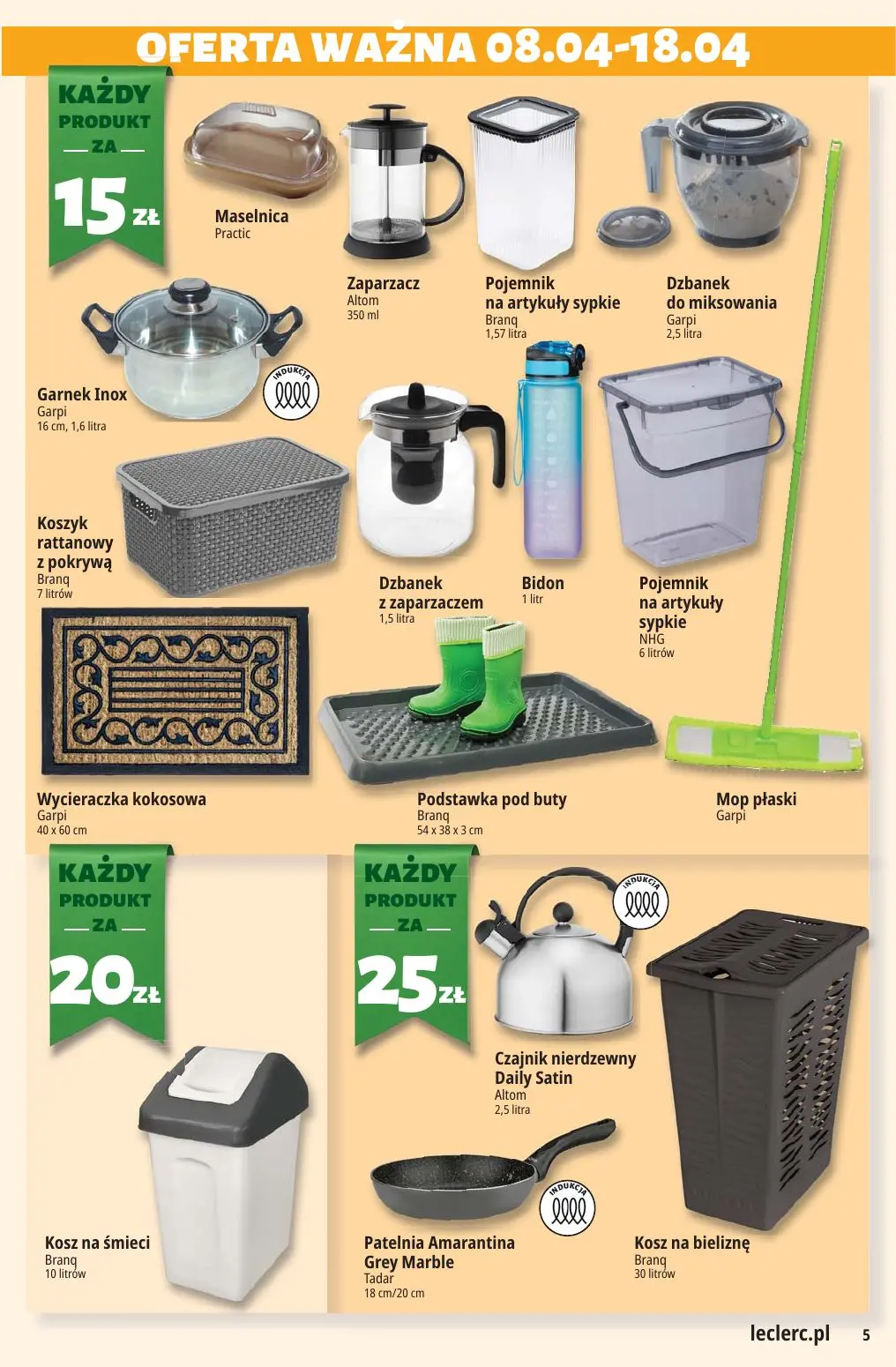 gazetka promocyjna E.Leclerc Katalog wiosenny - oferta rozszerzona  - Strona 5