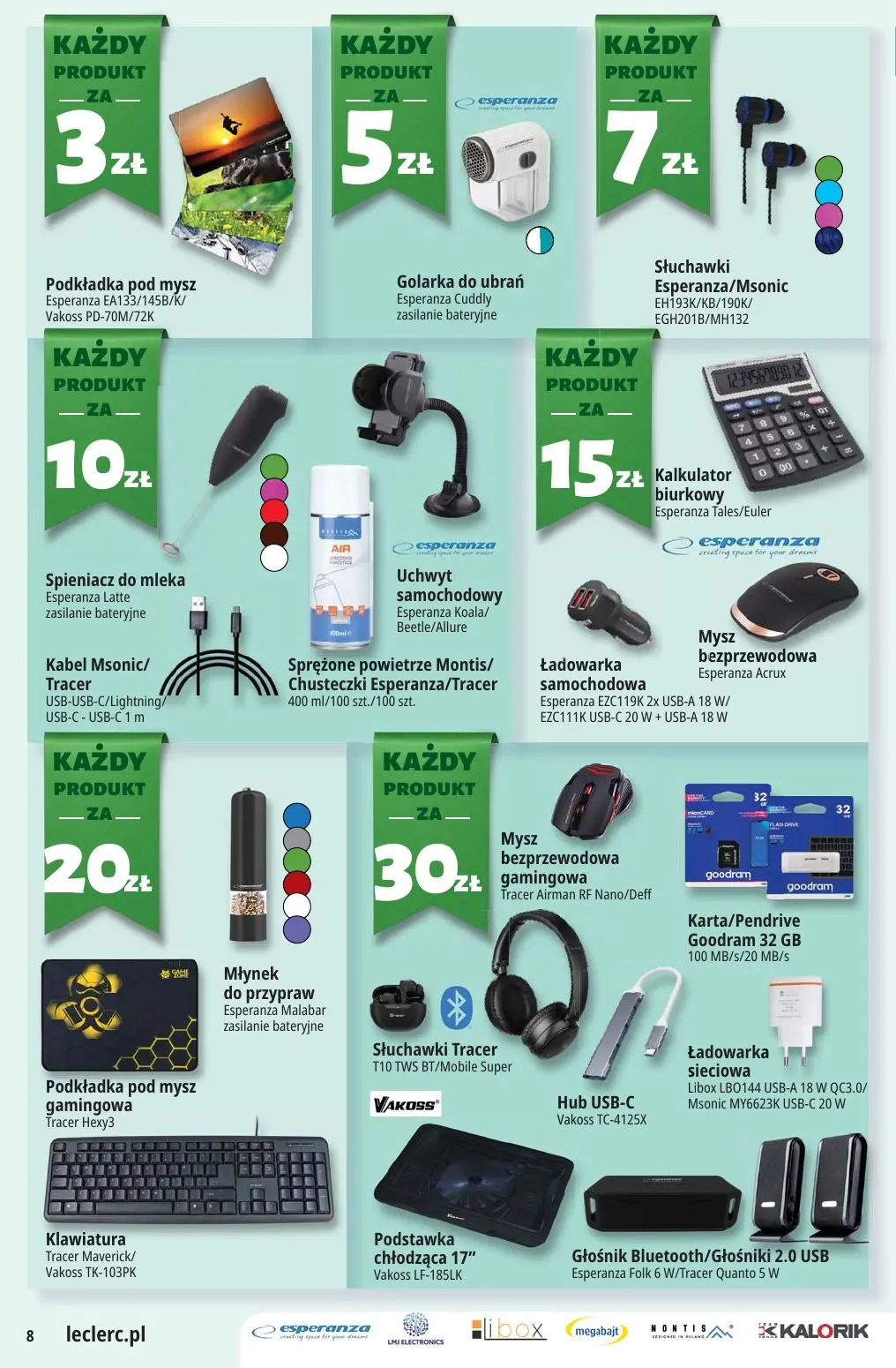 gazetka promocyjna E.Leclerc Katalog wiosenny - oferta rozszerzona  - Strona 8