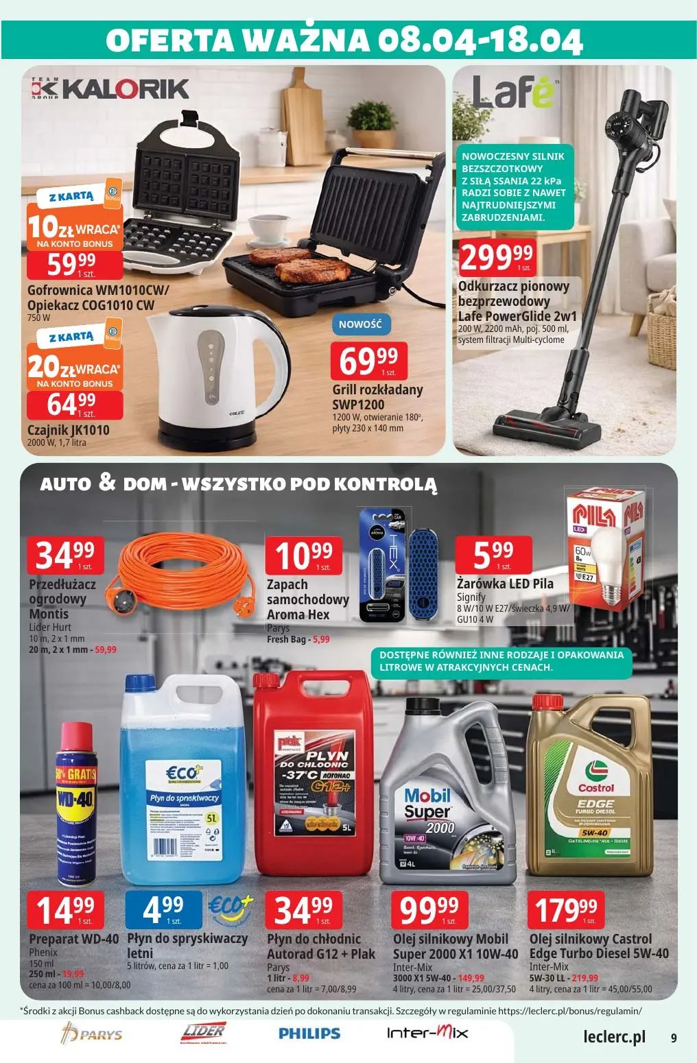 gazetka promocyjna E.Leclerc Katalog wiosenny - oferta rozszerzona  - Strona 9