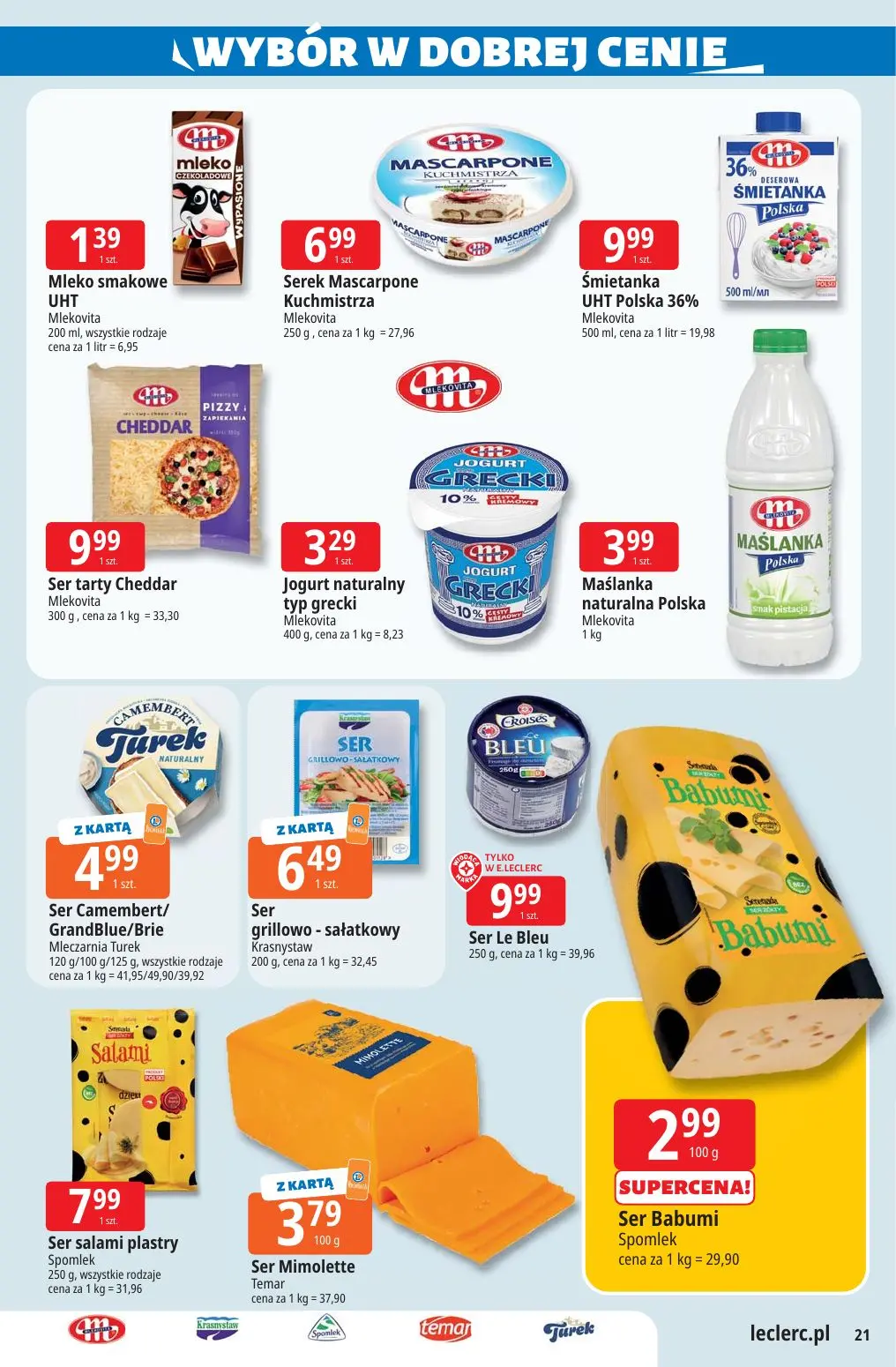 gazetka promocyjna E.Leclerc Katalog wiosenny - oferta rozszerzona  - Strona 21