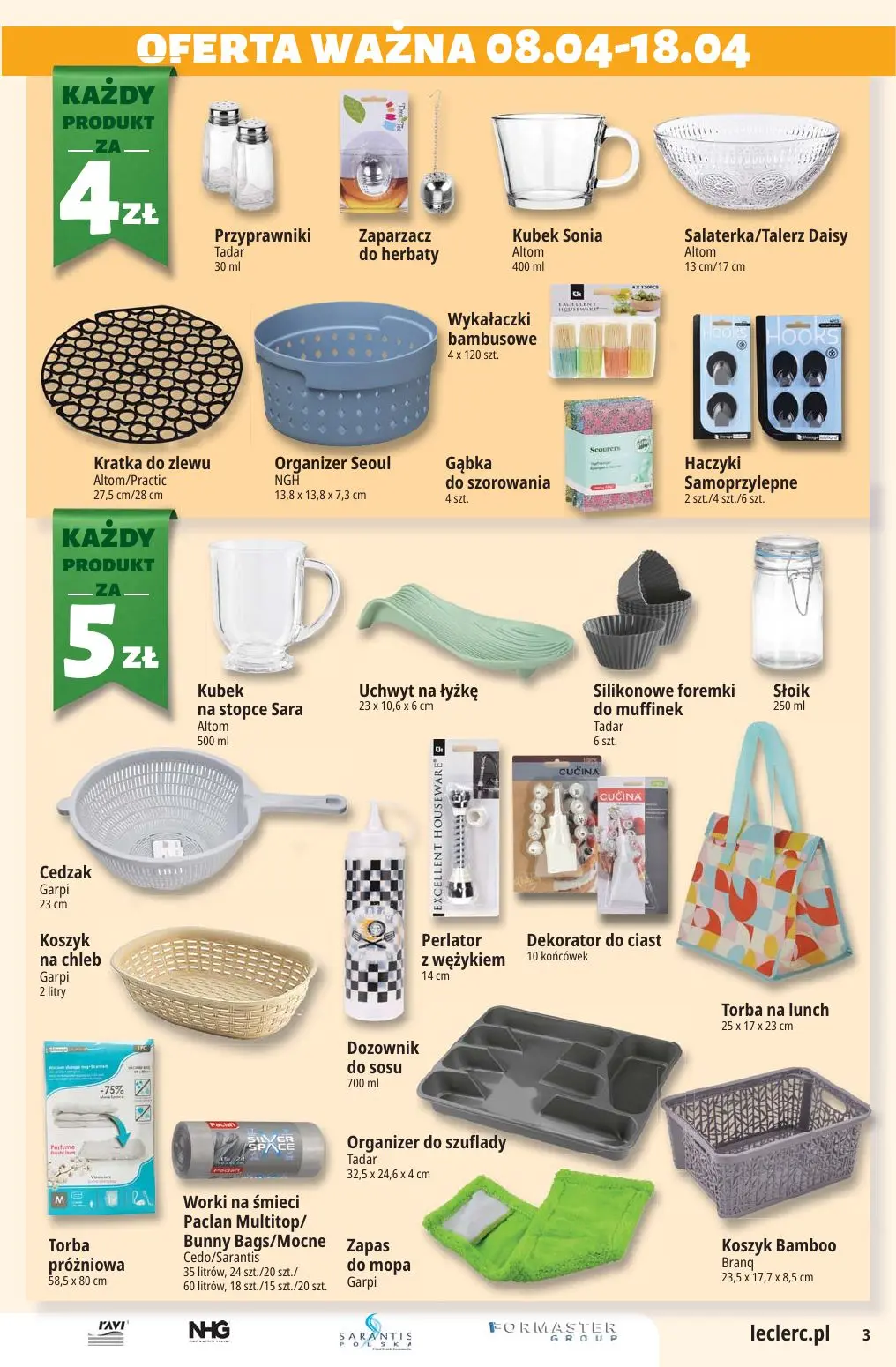 gazetka promocyjna E.Leclerc Katalog wiosenny - oferta rozszerzona  - Strona 3