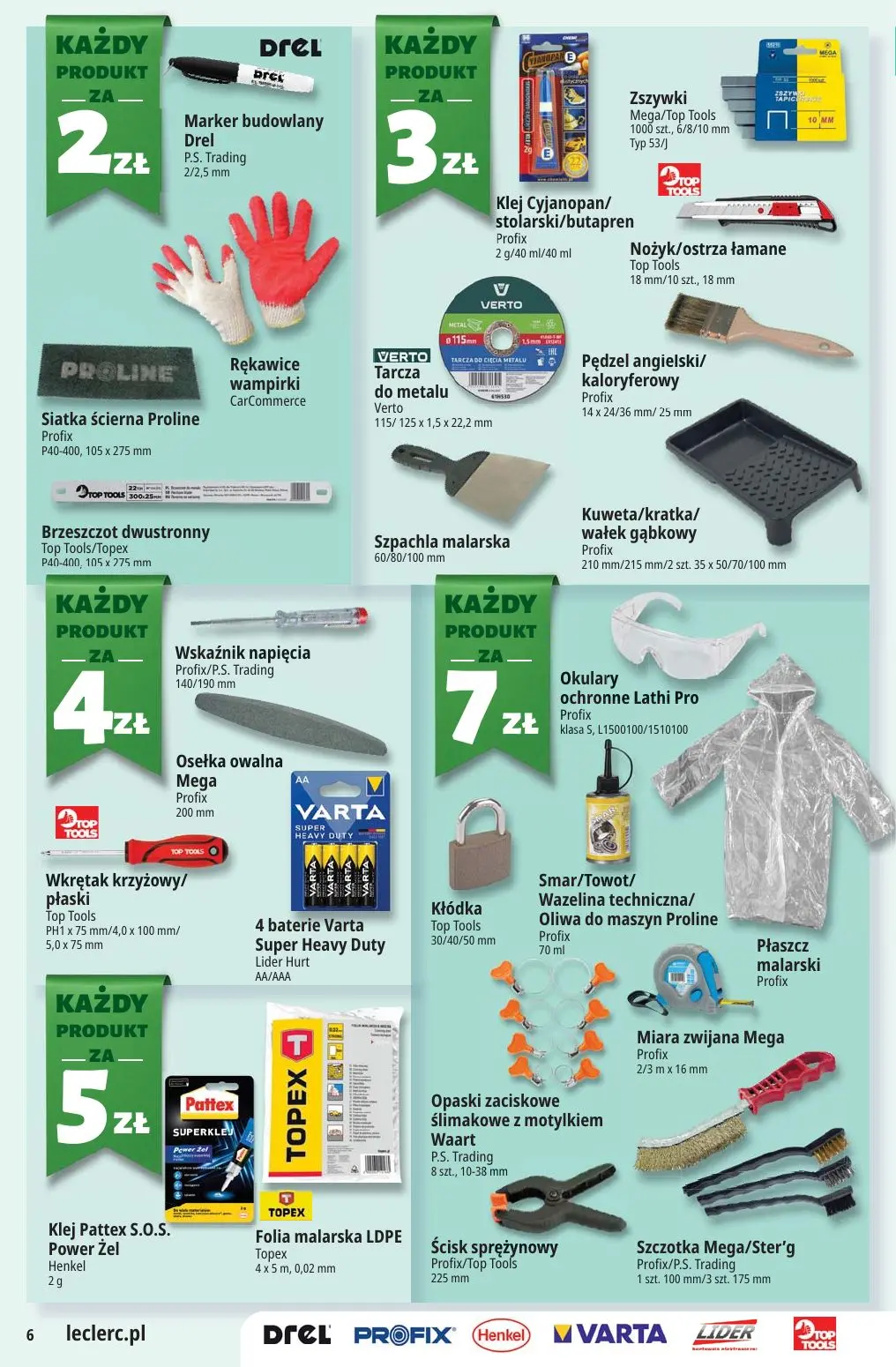 gazetka promocyjna E.Leclerc Katalog wiosenny - oferta rozszerzona  - Strona 6